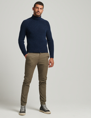 Superdry - STUDIOS CHUNKY ROLL NECK - perusneuleet - eclipse navy - 3
