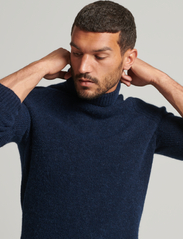 Superdry - STUDIOS CHUNKY ROLL NECK - perusneuleet - eclipse navy - 4