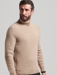 Superdry - STUDIOS CHUNKY ROLL NECK - perusneuleet - ginger root - 2