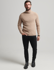 Superdry - STUDIOS CHUNKY ROLL NECK - perusneuleet - ginger root - 4