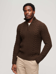 Superdry - VINTAGE JACOB HENLEY - miesten - toasted chocolate brown - 2