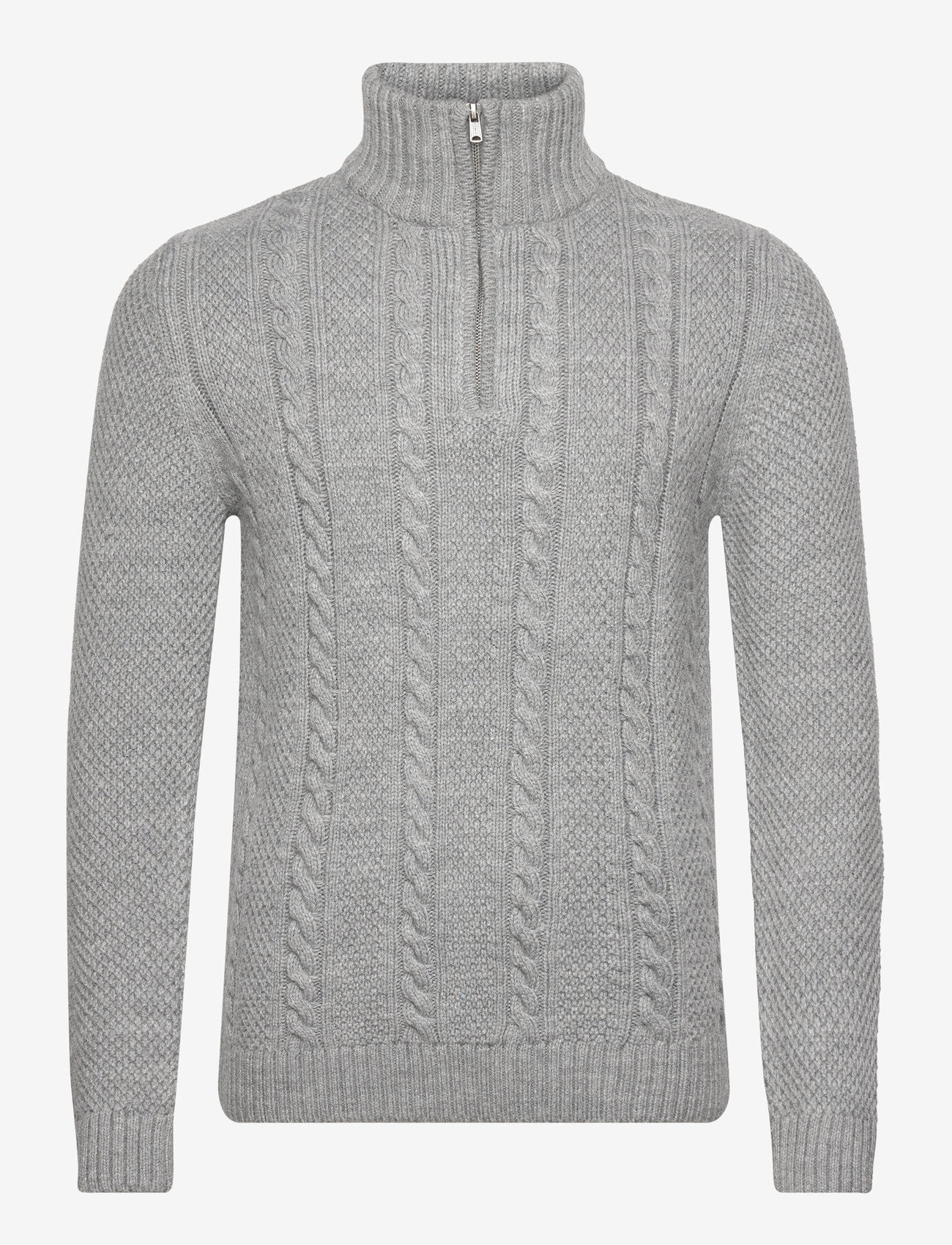 Superdry - VINTAGE JACOB HENLEY - mid grey - 0