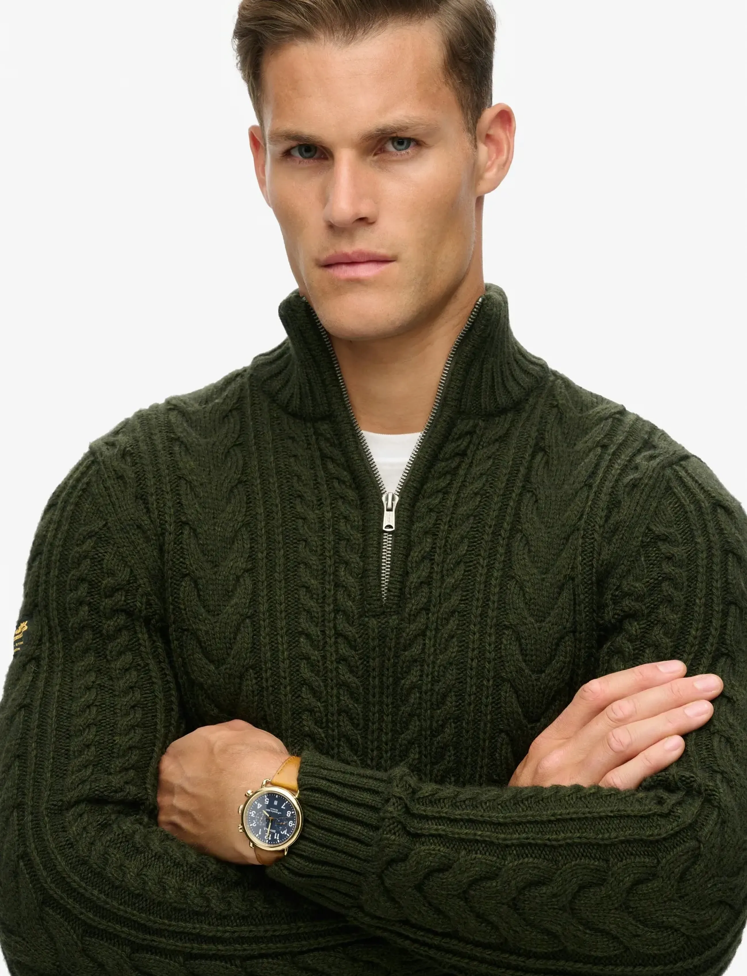 Superdry - VINTAGE JACOB HENLEY - surplus goods olive - 4