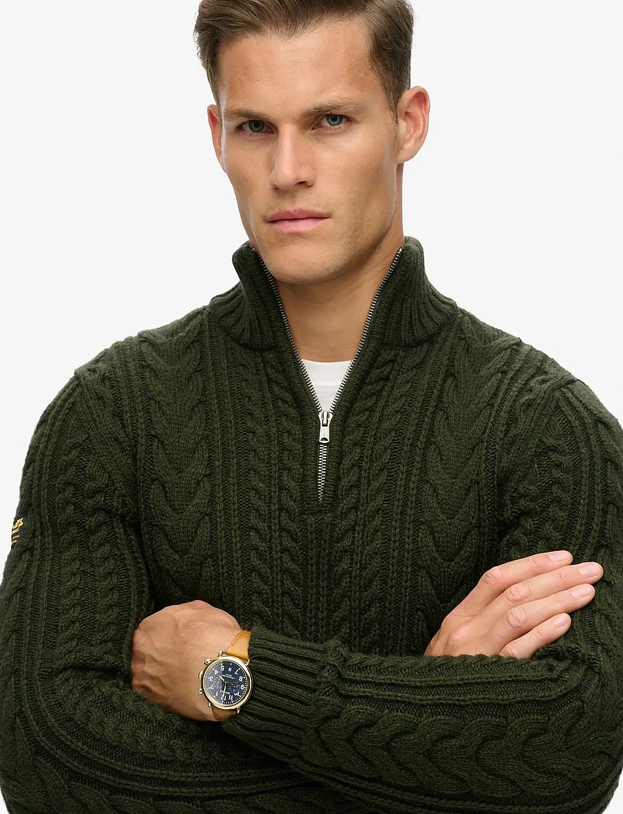 Superdry - VINTAGE JACOB HENLEY - surplus goods olive - 4