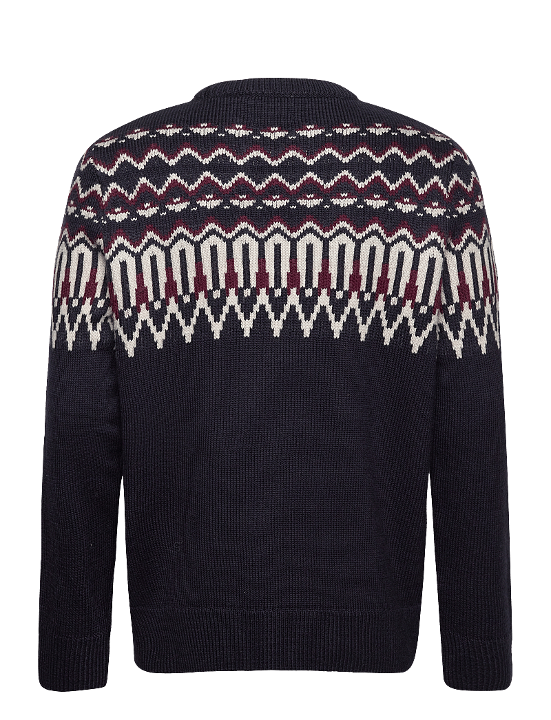 Superdry - FAIRISLE KNIT CREW JUMPER - rund hals - navy multi - 2