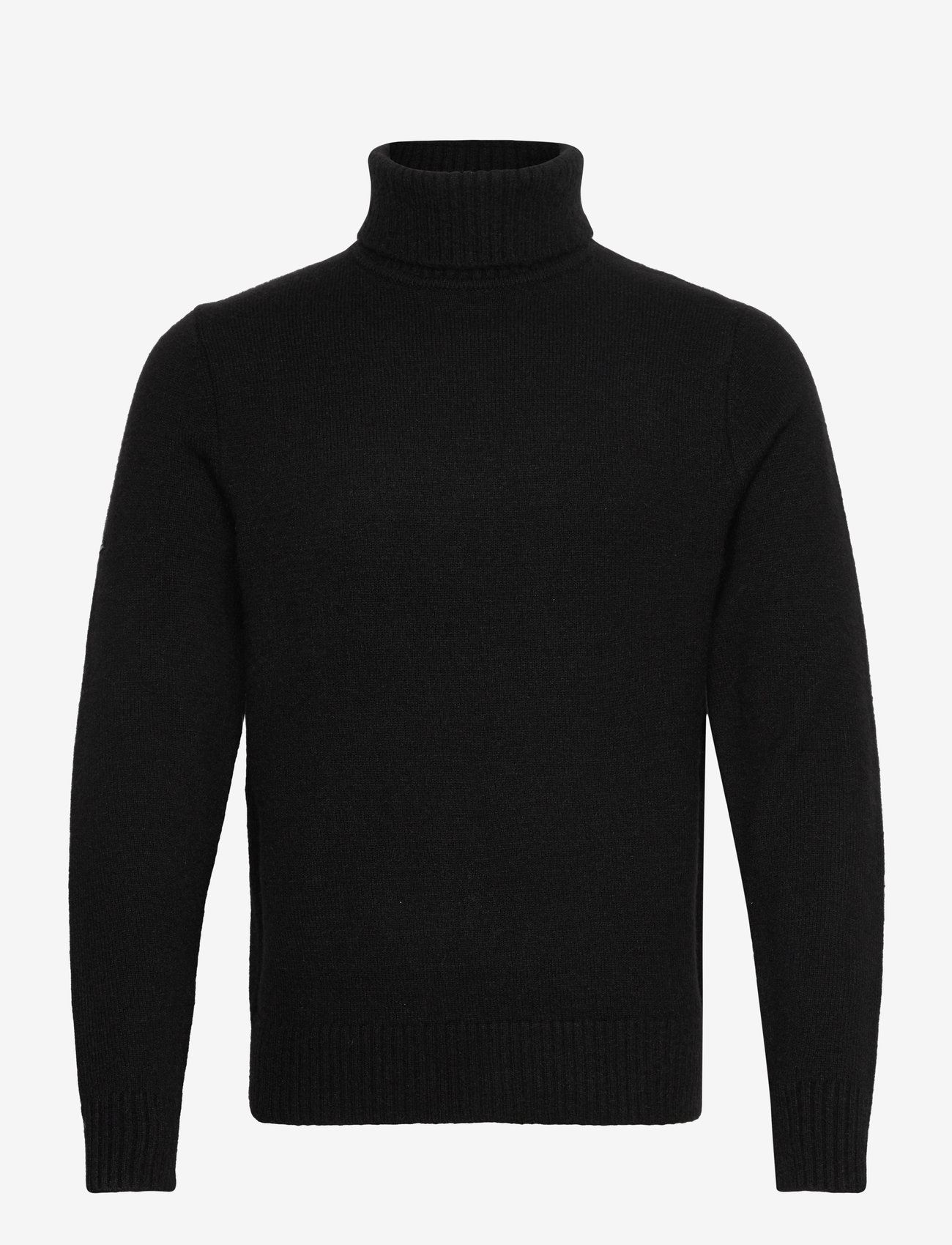 Superdry - BRUSHED ROLL NECK JUMPER - black - 0