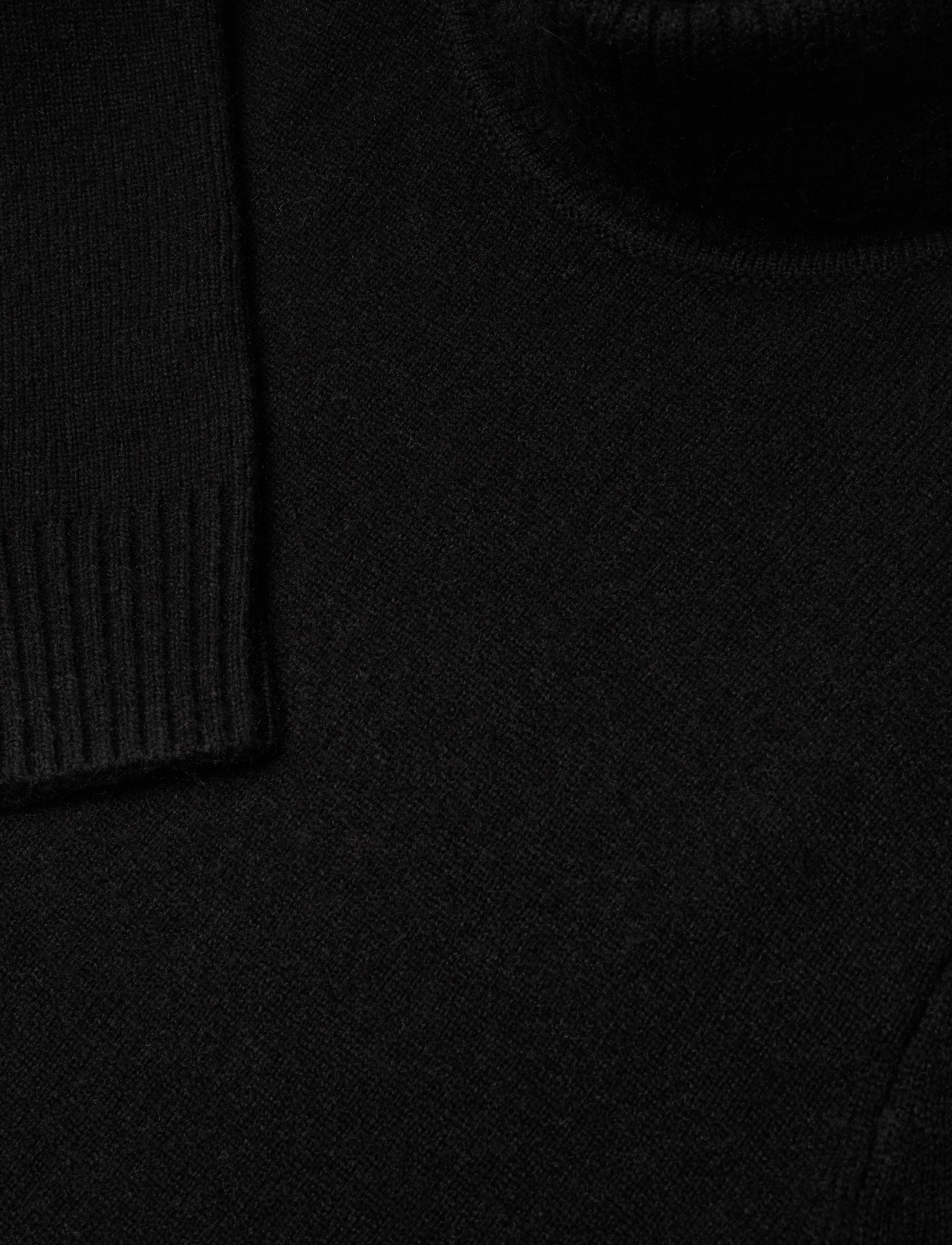 Superdry - BRUSHED ROLL NECK JUMPER - black - 2