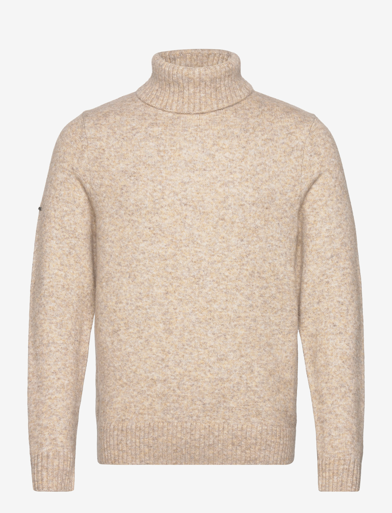 Superdry - BRUSHED ROLL NECK JUMPER - moonstruck beige marl - 1