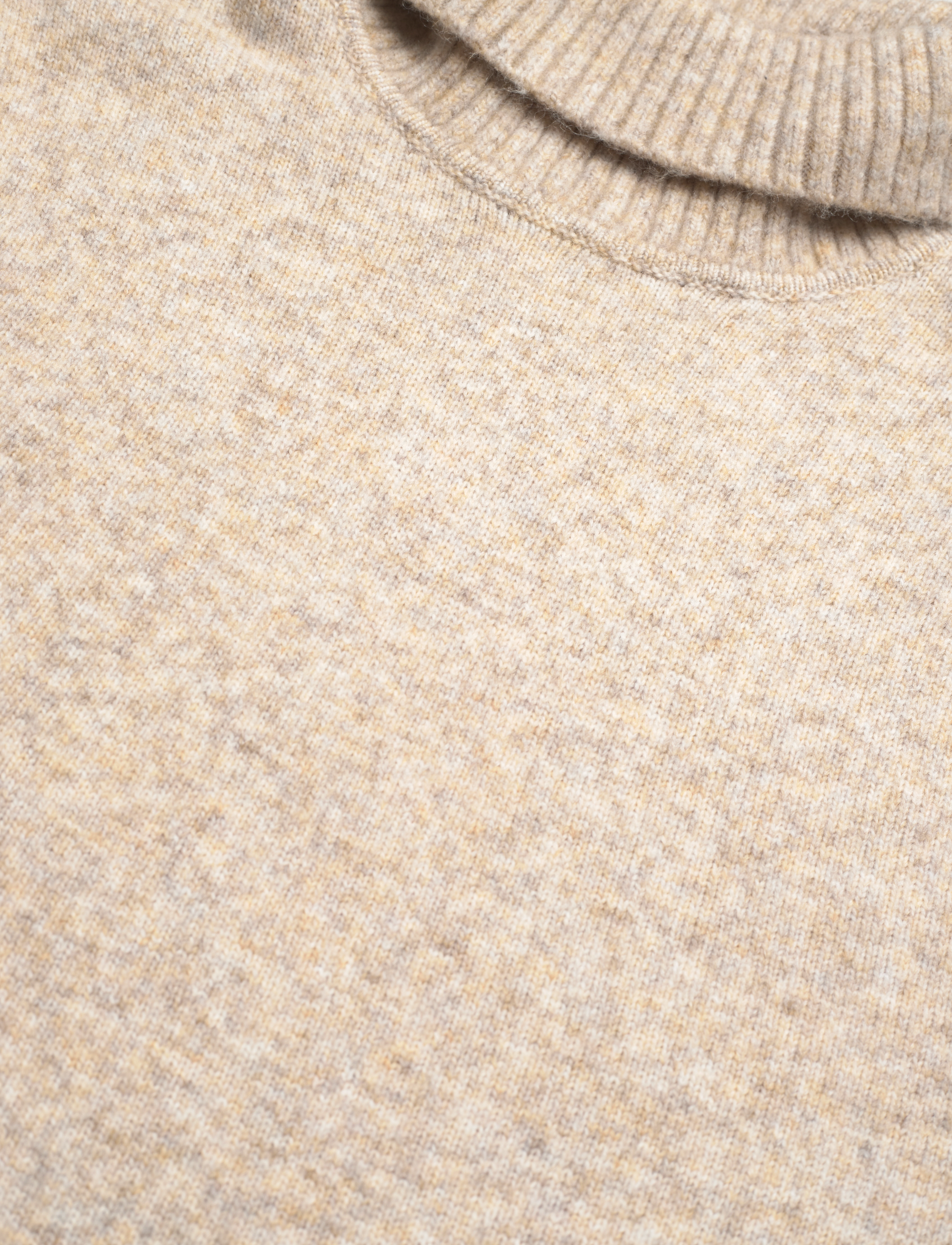Superdry - BRUSHED ROLL NECK JUMPER - moonstruck beige marl - 4
