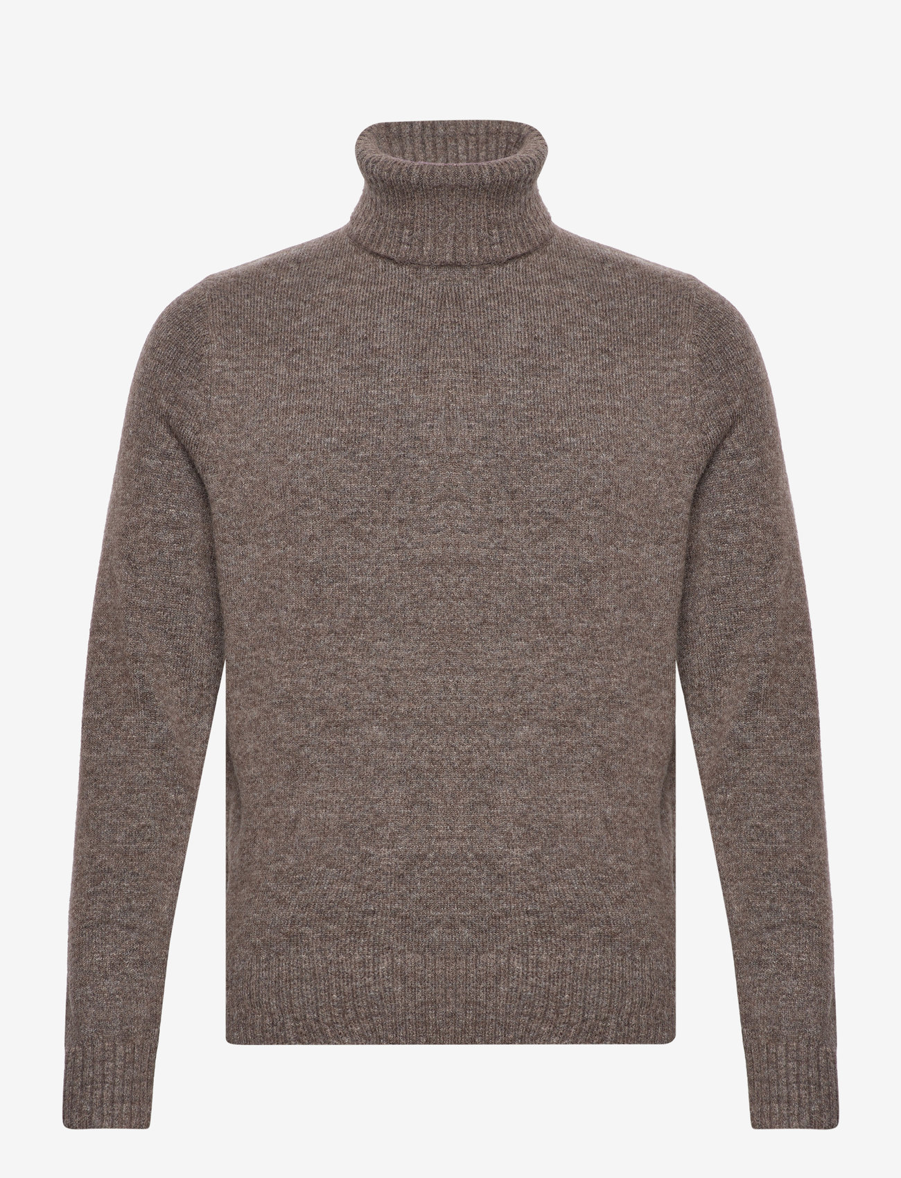 Superdry - BRUSHED ROLL NECK JUMPER - walnut brown marl - 1