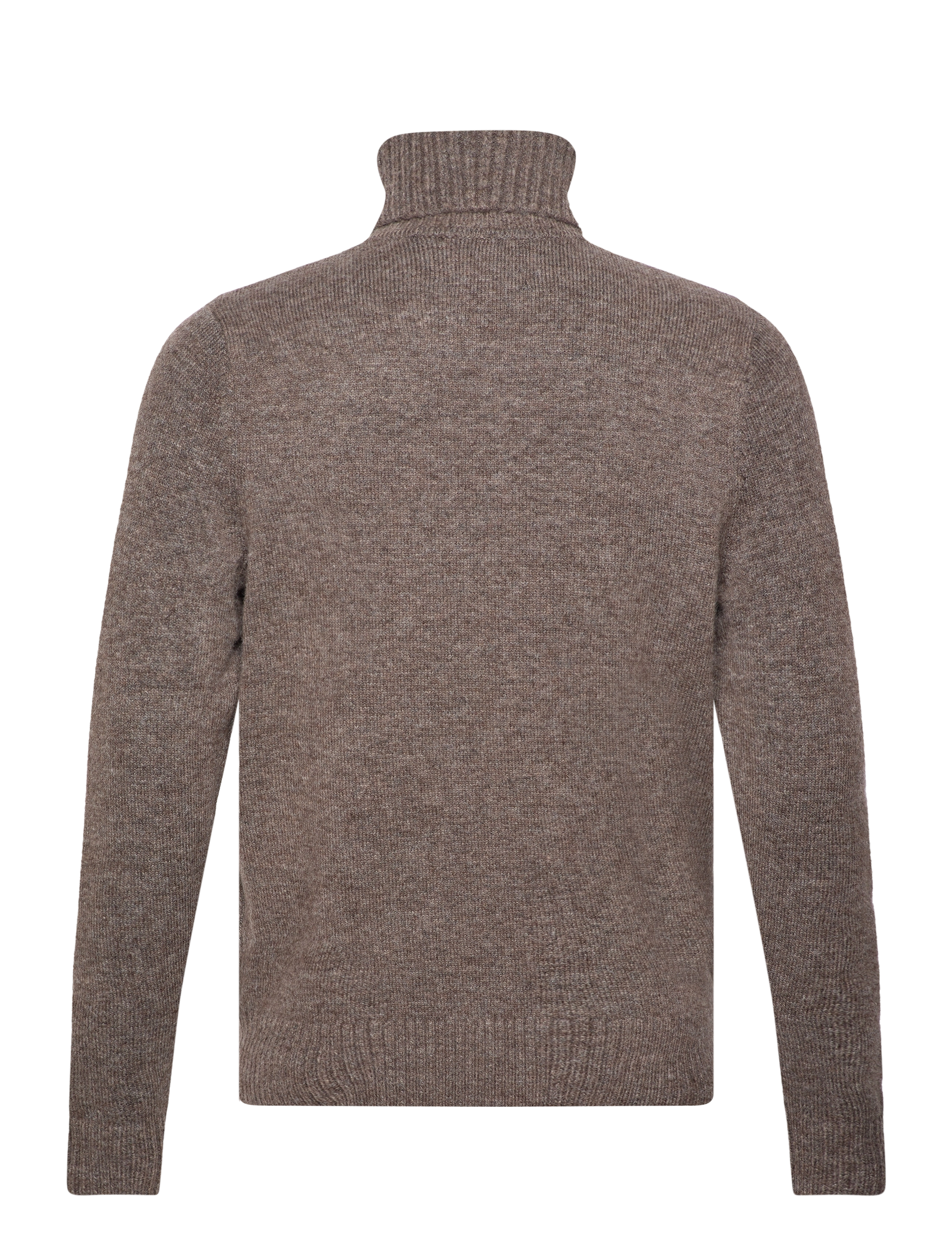 Superdry - BRUSHED ROLL NECK JUMPER - walnut brown marl - 2