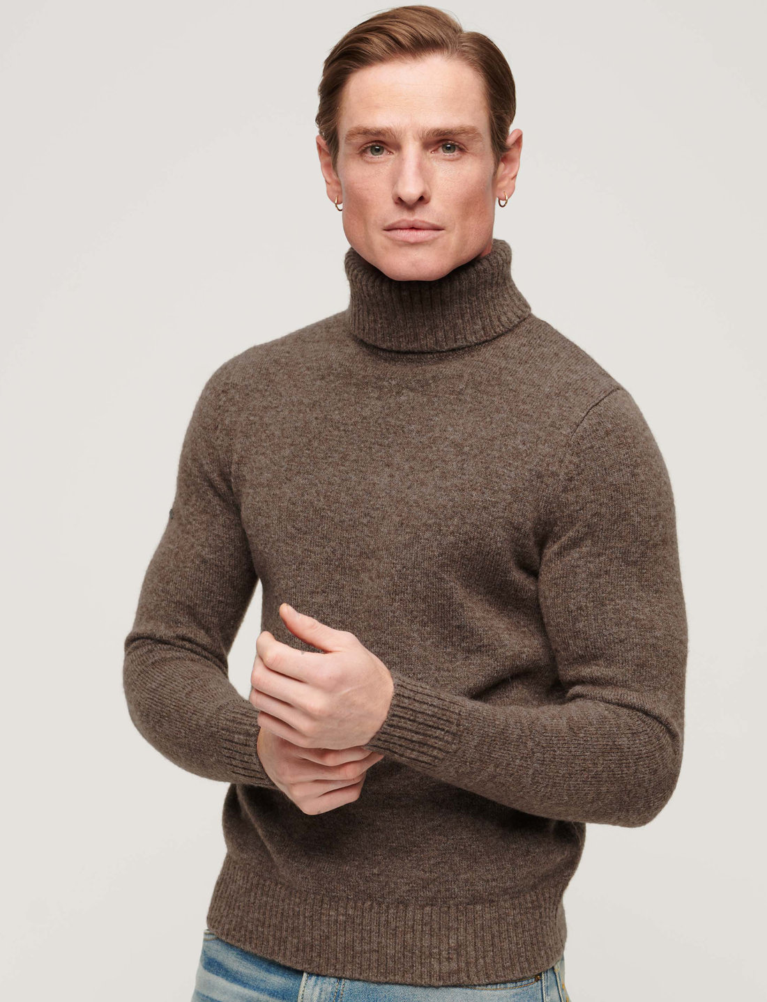 Superdry Brushed Roll Neck Jumper Turtlenecks Boozt