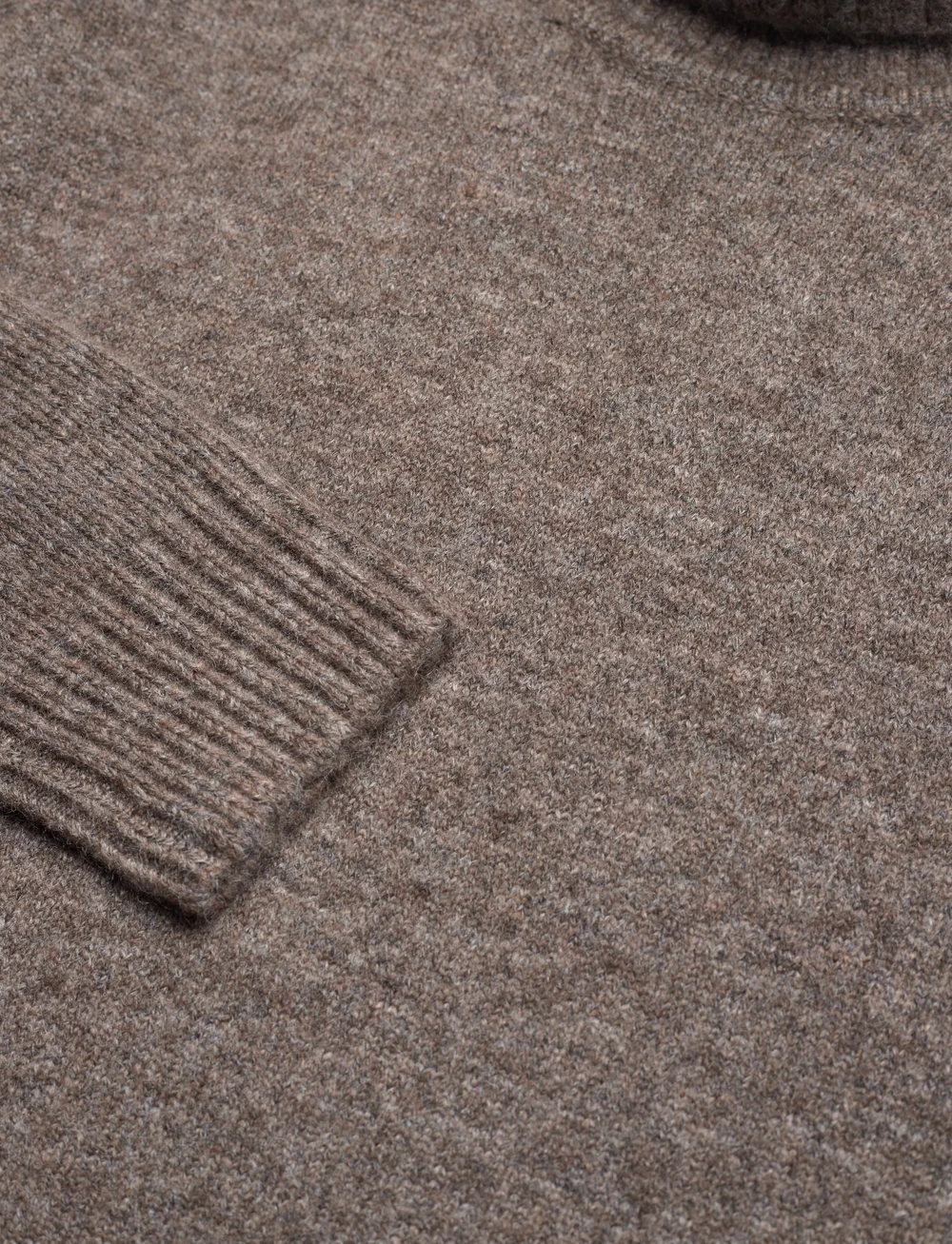 Superdry - BRUSHED ROLL NECK JUMPER - rollkragen - walnut brown marl - 4