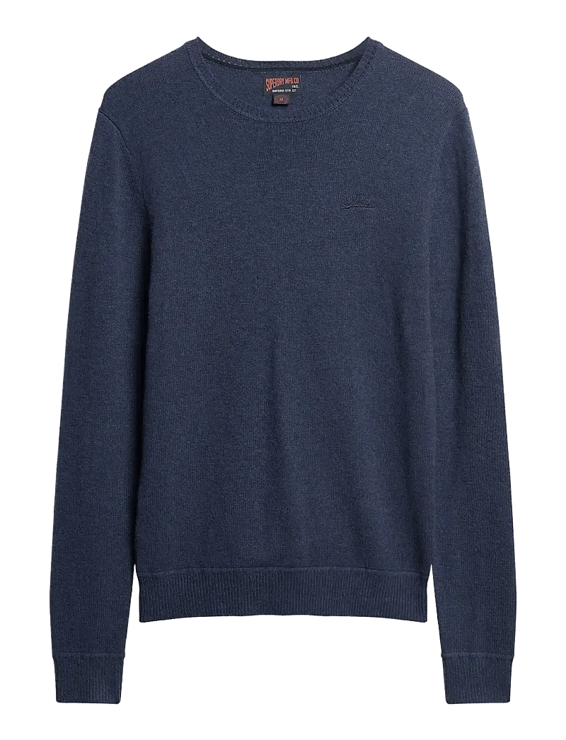 Superdry - ESSENTIAL SLIM FIT CREW JUMPER - rundhals - bright blue marl - 1