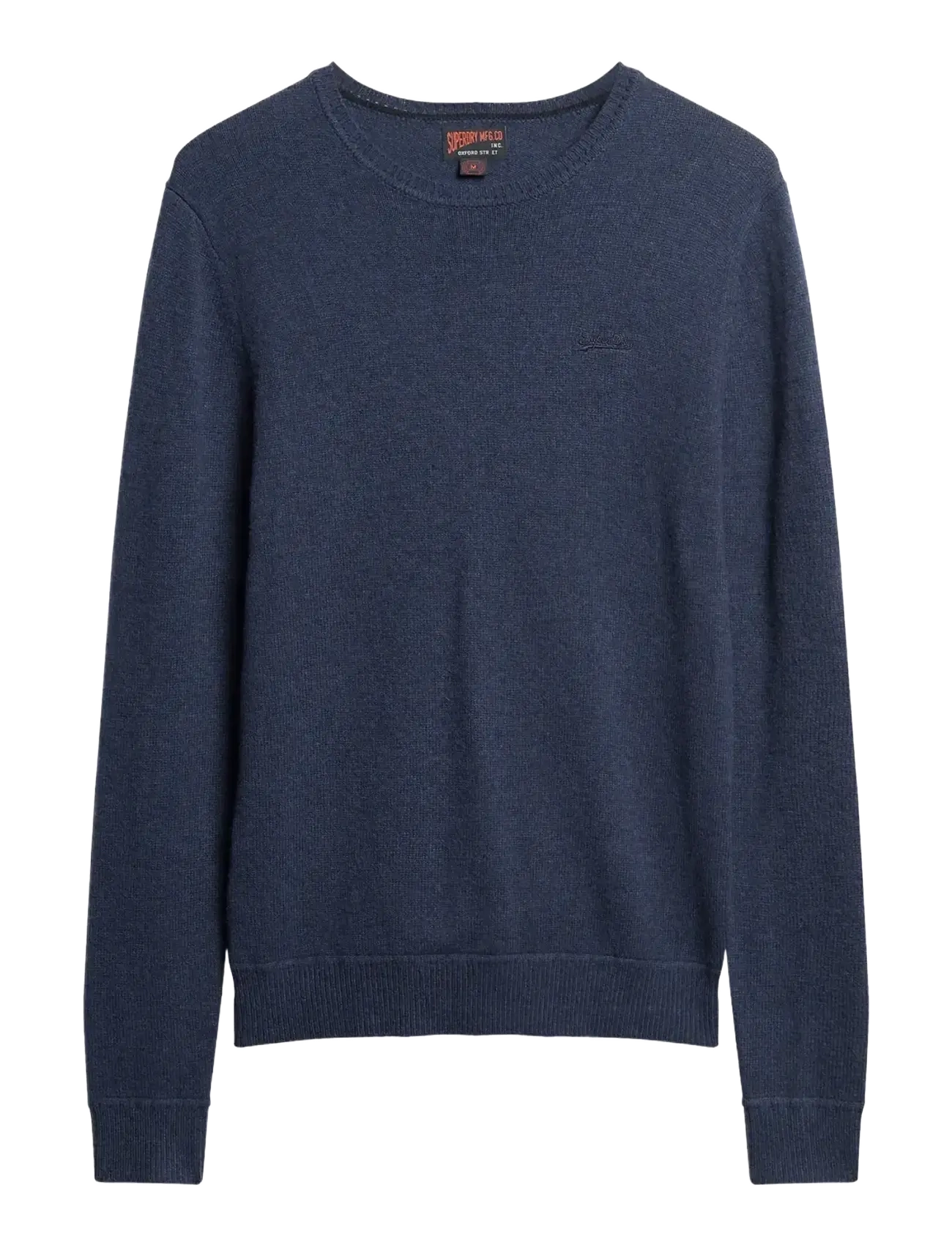 Superdry ESSENTIAL SLIM FIT CREW JUMPER - Superdry - BRIGHT BLUE MARL / navy