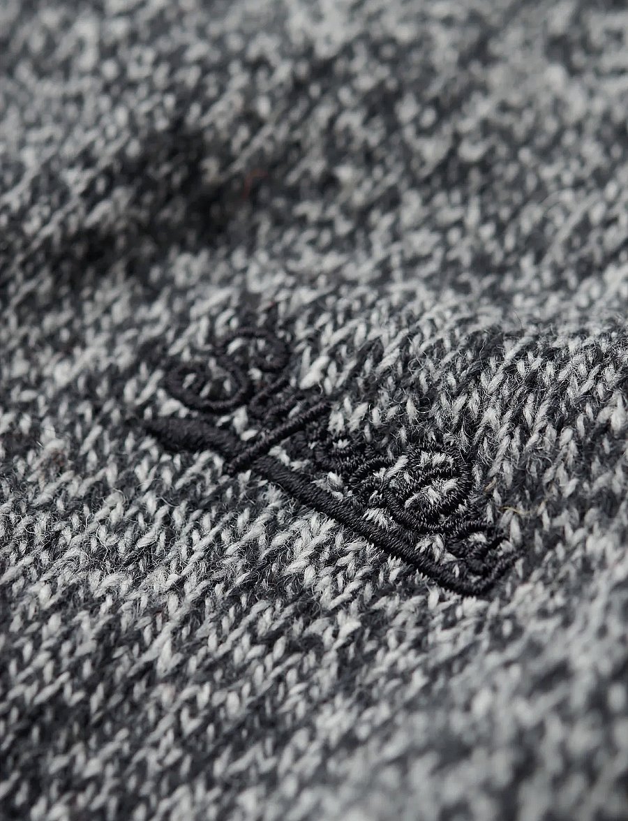 Superdry - ESSENTIAL SLIM FIT CREW JUMPER - rundhals - dark charcoal jaspe - 4