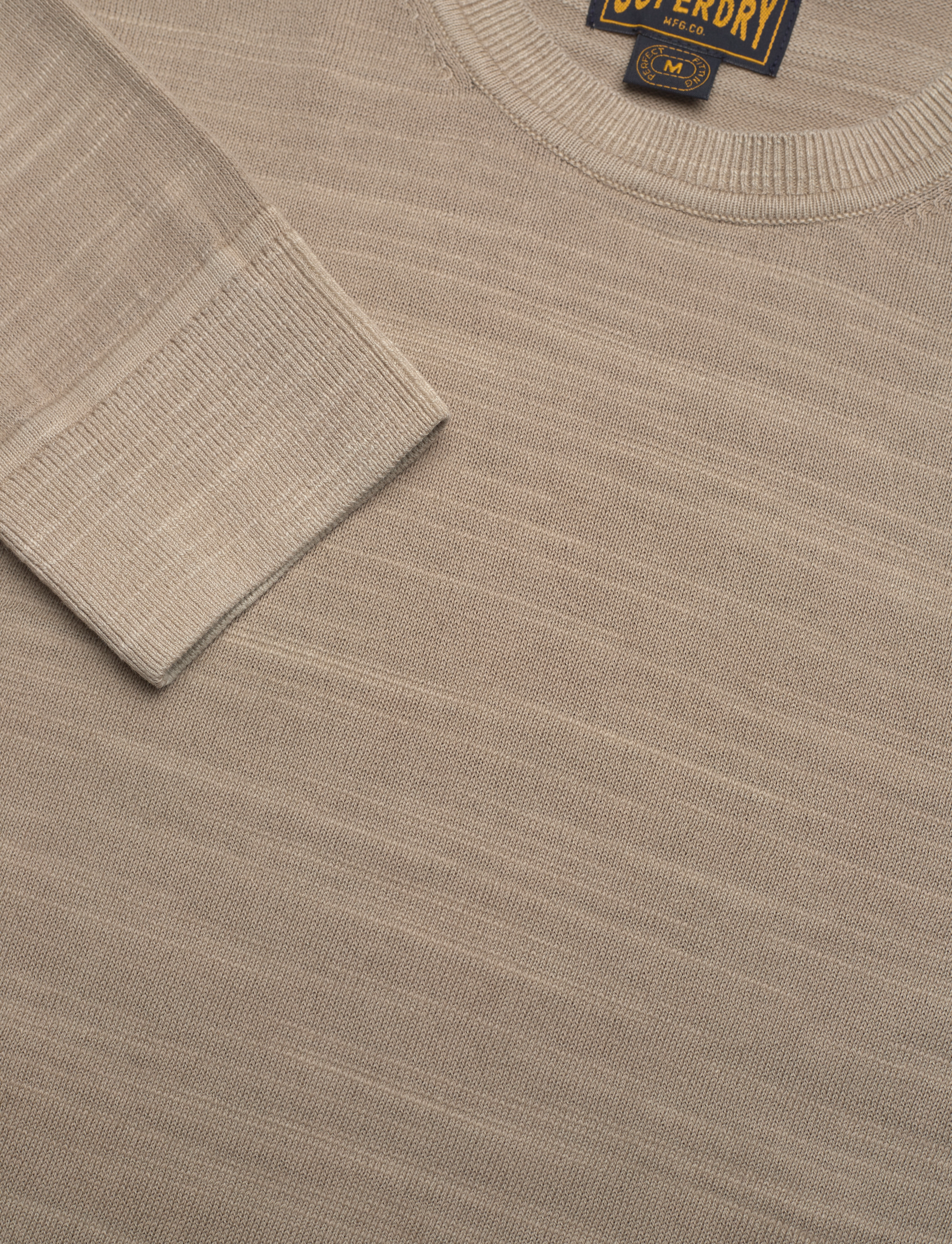 Superdry - VINTAGE GARMENT DYED CREW - stone wash taupe brown - 4