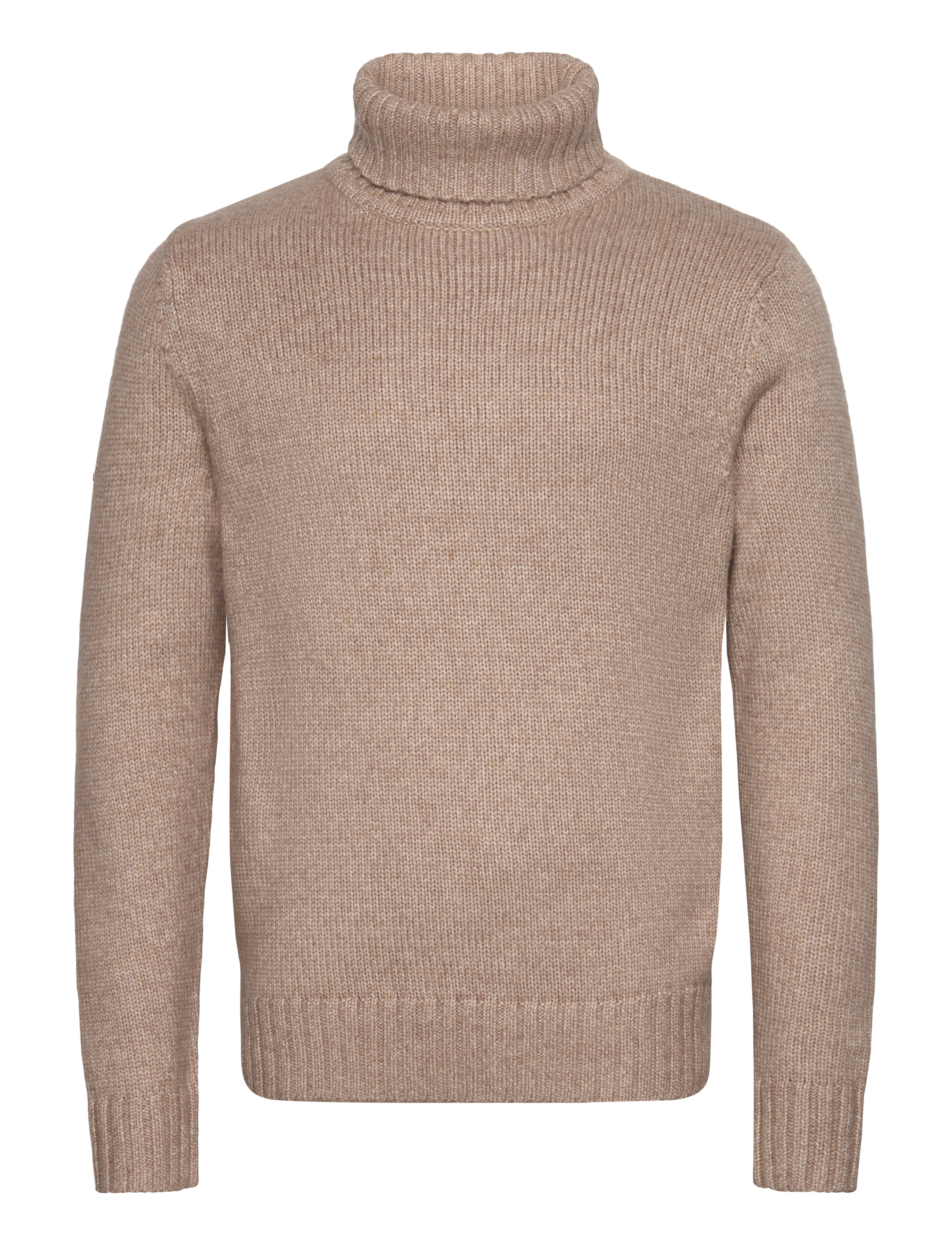 Superdry BRUSHED ROLL NECK JUMPER - Kläder - HUMUS BEIGE / beige