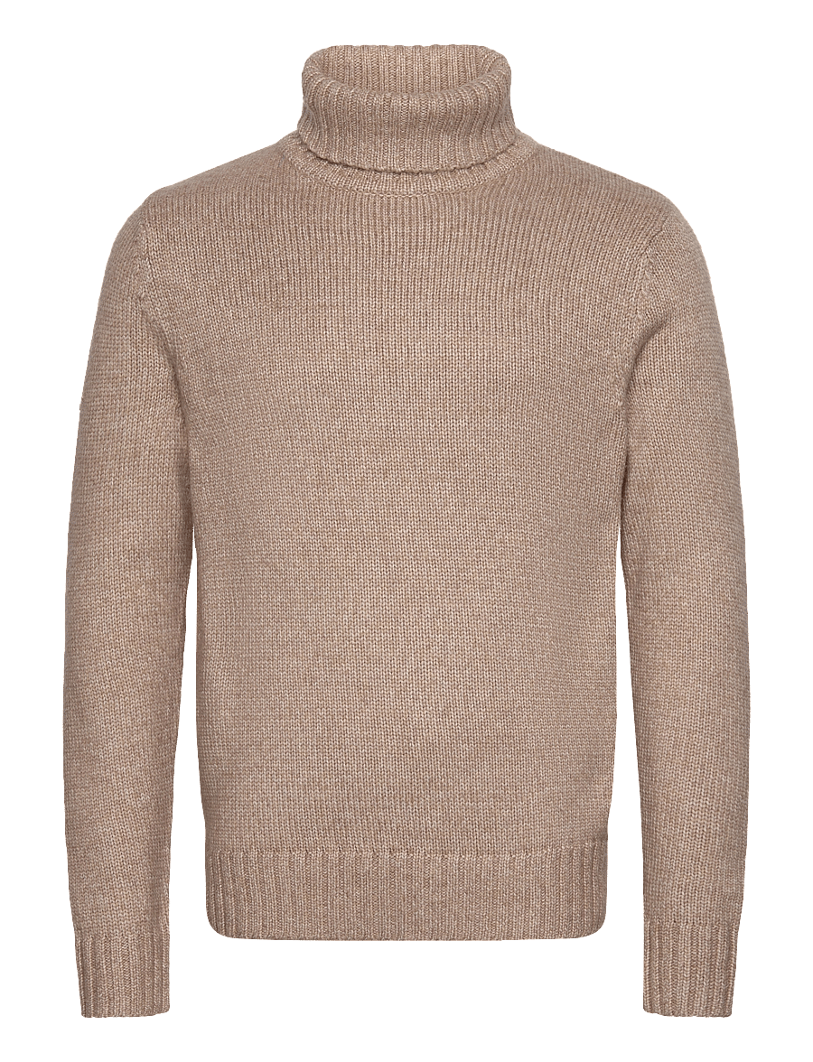 Superdry - BRUSHED ROLL NECK JUMPER - rollkragenpullover - humus beige - 1