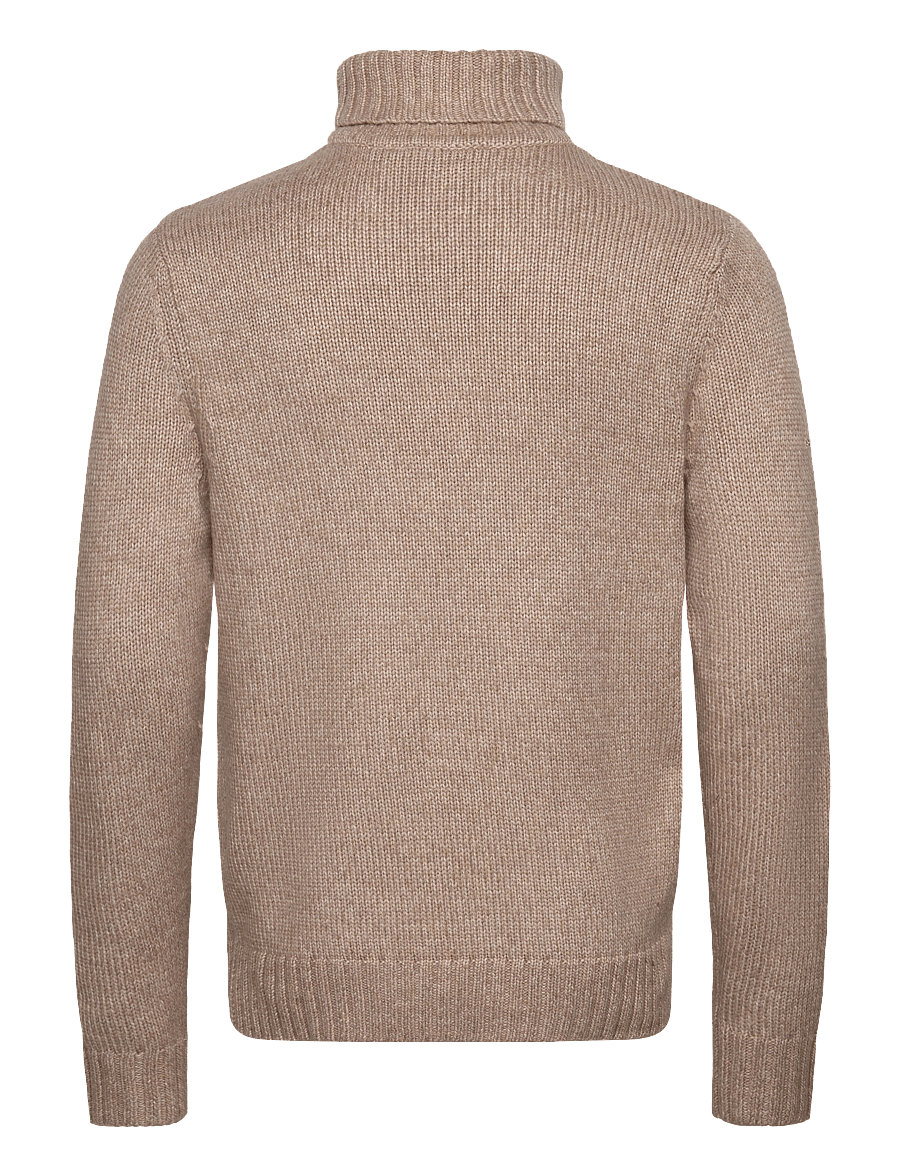 Superdry - BRUSHED ROLL NECK JUMPER - rollkragenpullover - humus beige - 2