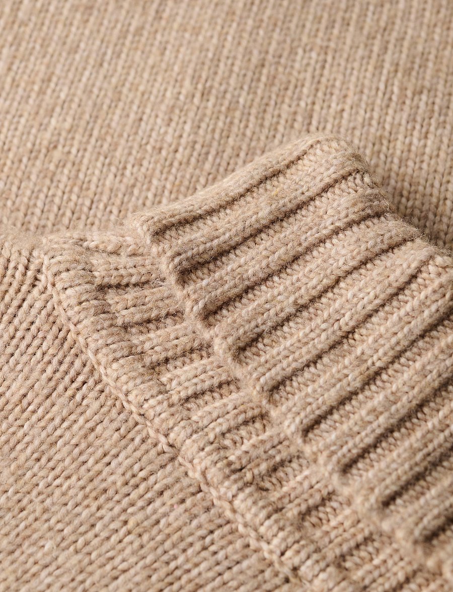 Superdry - BRUSHED ROLL NECK JUMPER - rollkragenpullover - humus beige - 5