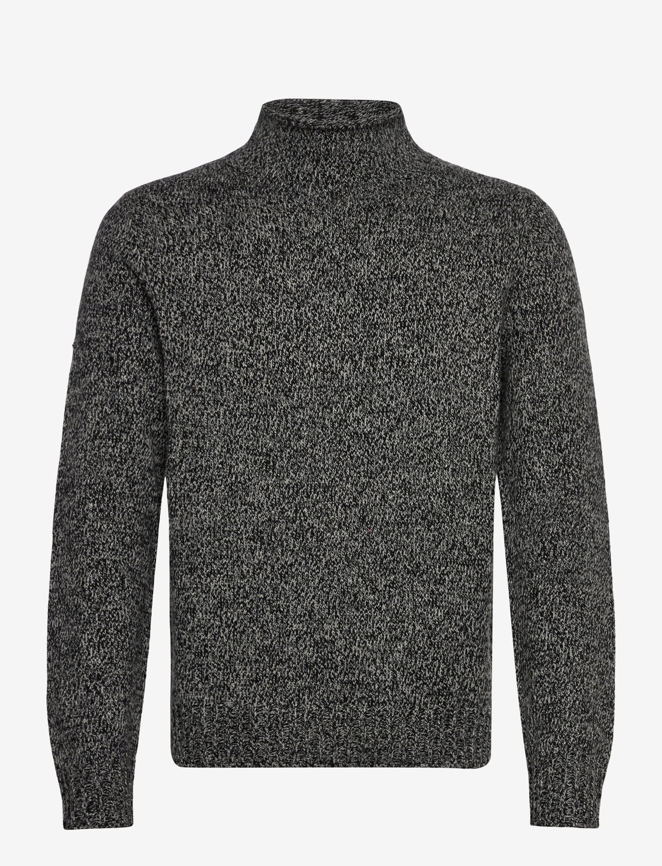 Superdry - 90s ROLL NECK JUMPER - polokrage - black marl - 1