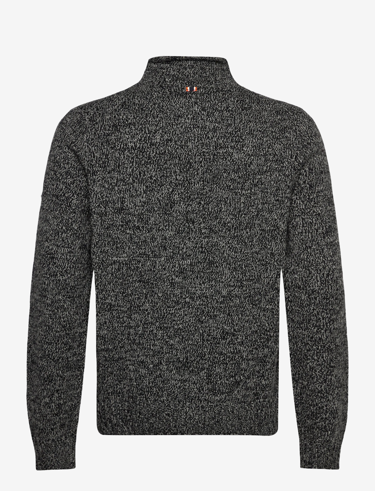 Superdry - 90s ROLL NECK JUMPER - polokrage - black marl - 2