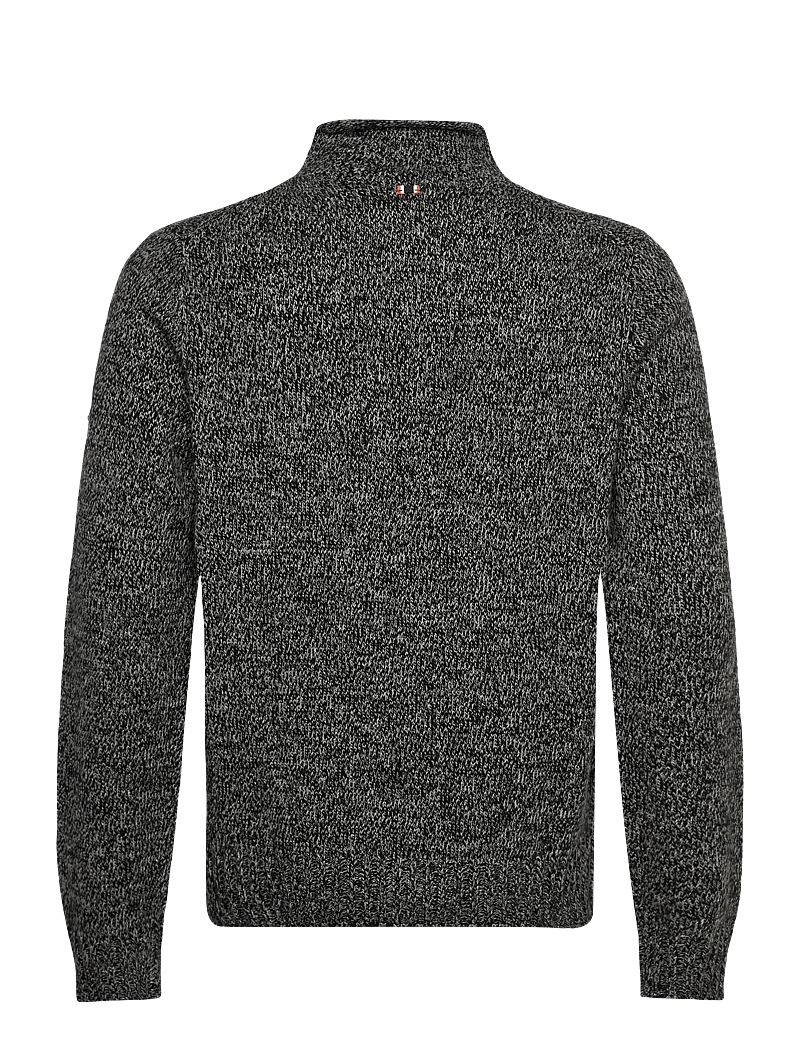 Superdry - 90s ROLL NECK JUMPER - polokrage - black marl - 2