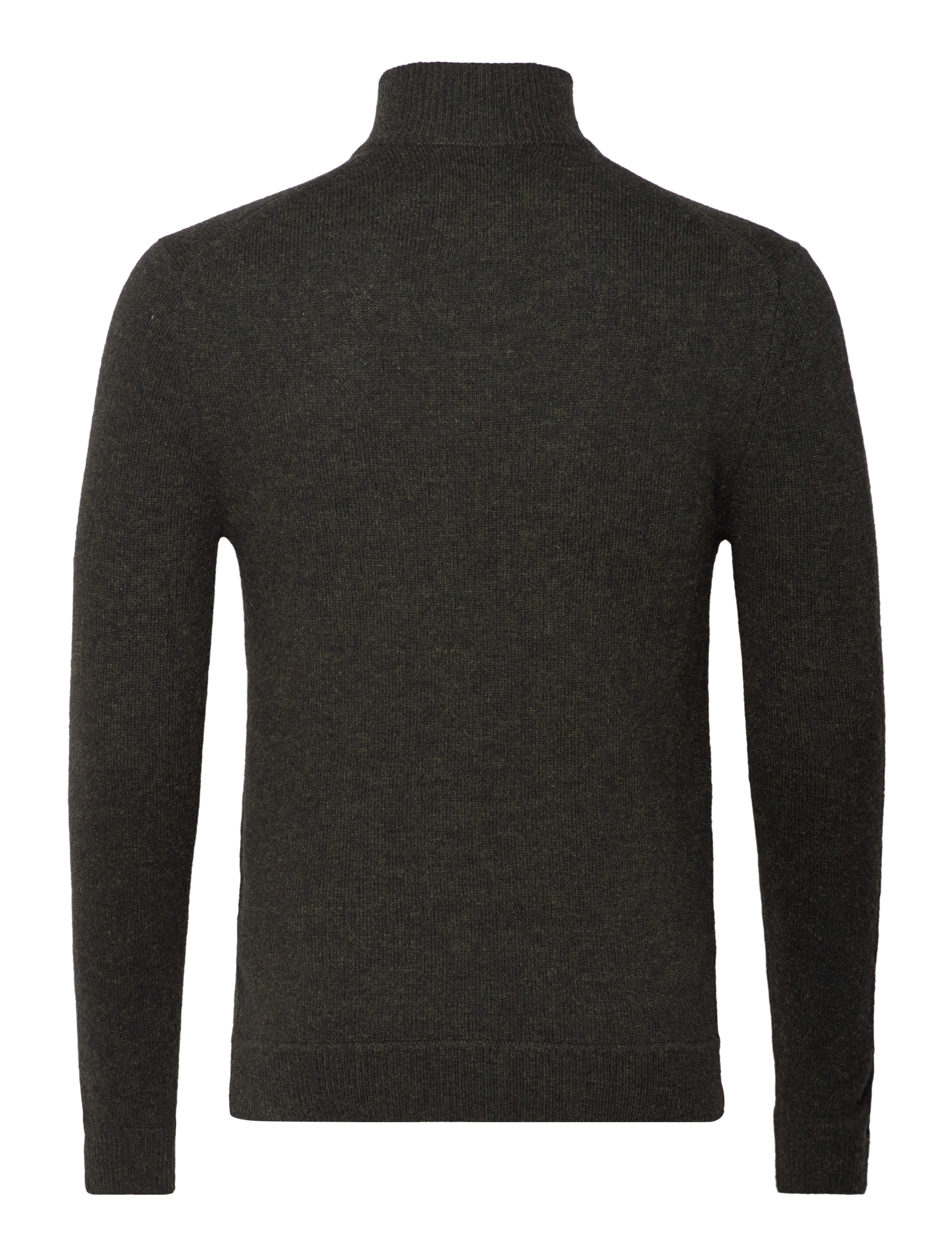 Superdry - ESSENTIAL EMB KNIT HALF ZIP - kudumid - dark moss marl - 2