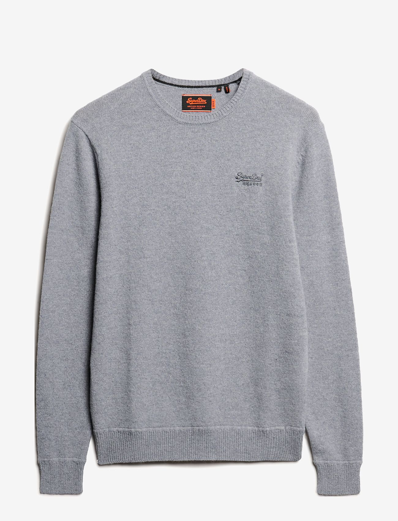 Superdry - ESSENTIAL SLIM FIT CREW JUMPER - rundhalsad - cloud grey marl - 1