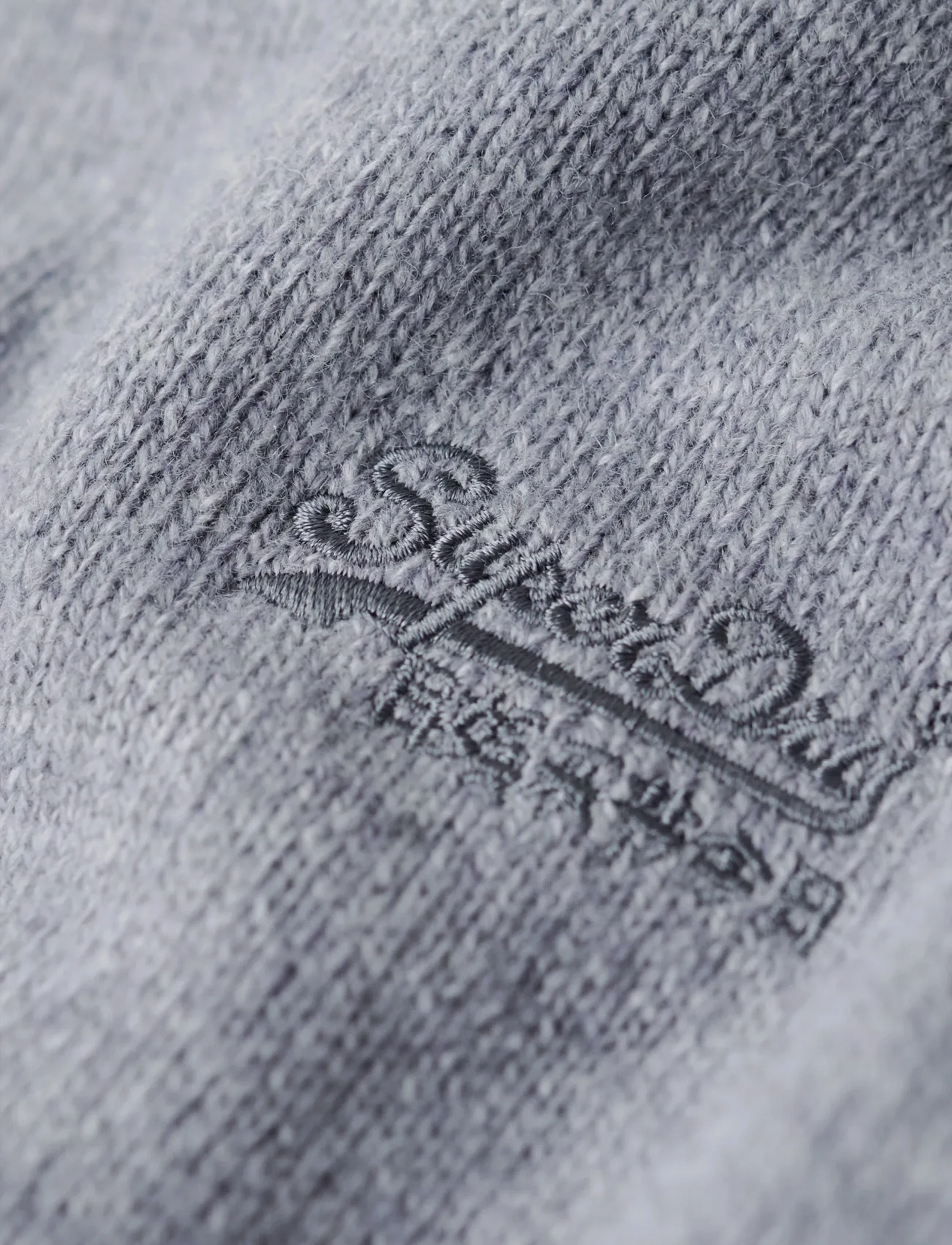 Superdry - ESSENTIAL SLIM FIT CREW JUMPER - megztiniai - cloud grey marl - 5