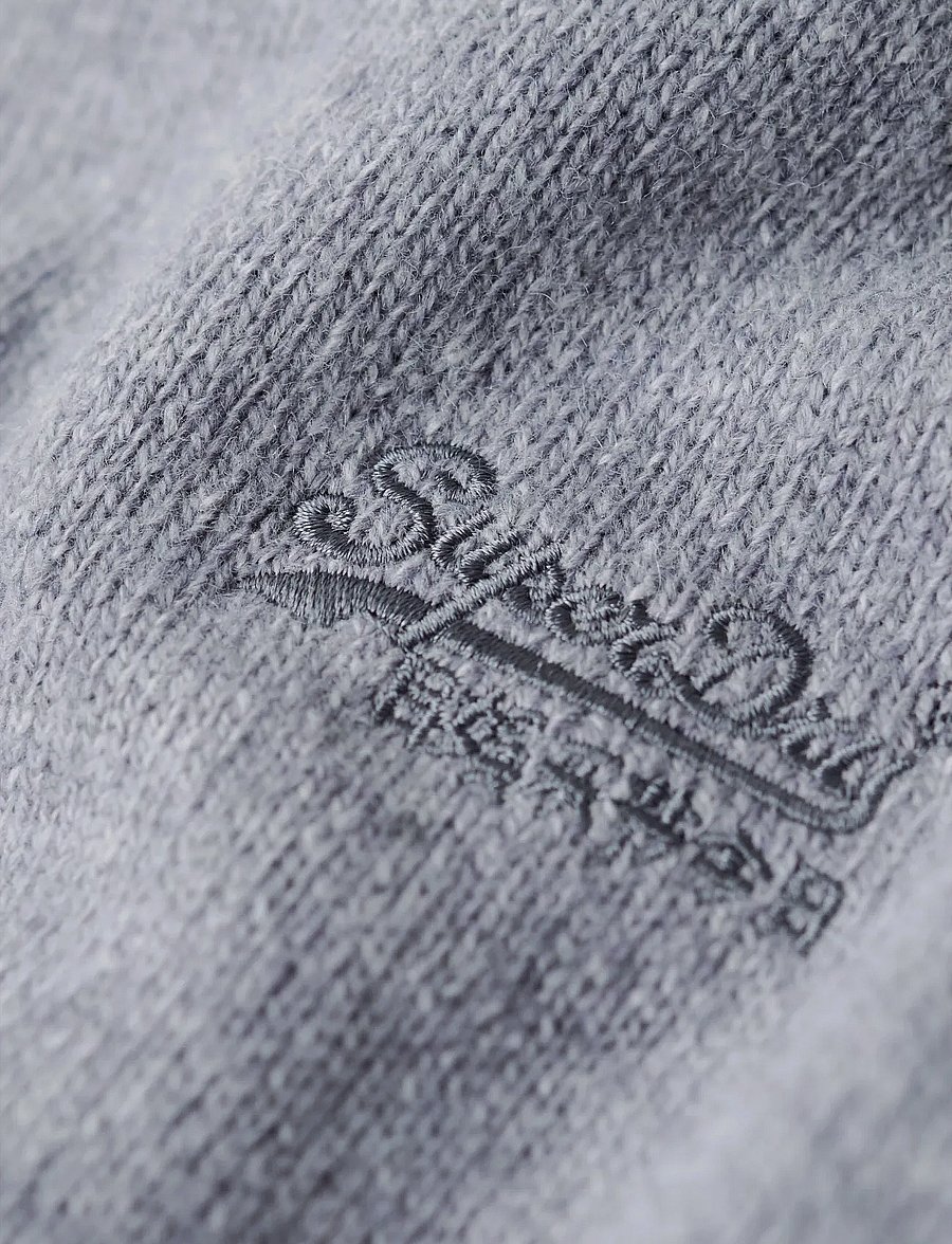 Superdry - ESSENTIAL SLIM FIT CREW JUMPER - Ümmarguse kaelusega kudumid - cloud grey marl - 5
