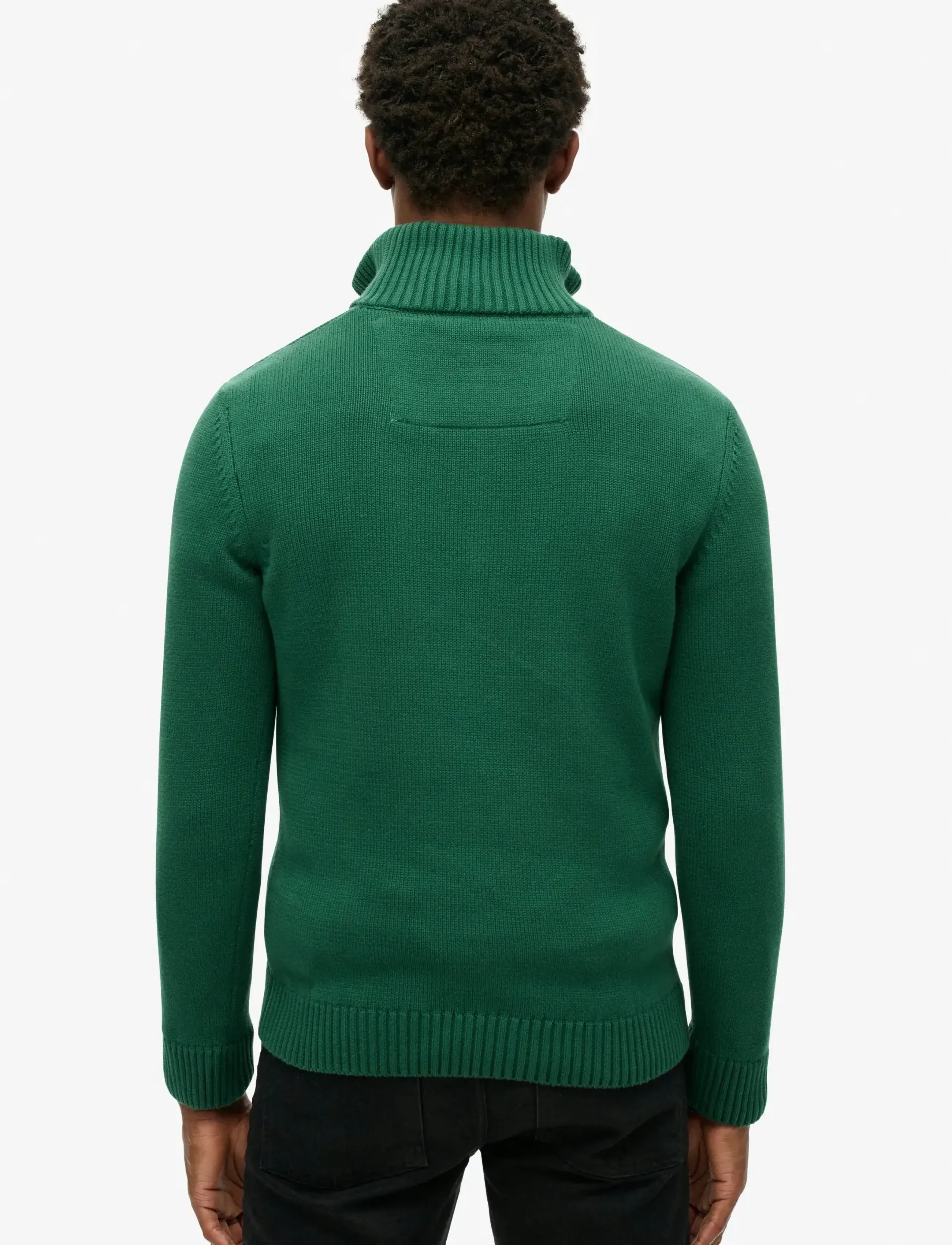 Superdry - COTTON CLASSICS KNIT HENLEY - forest green - 3