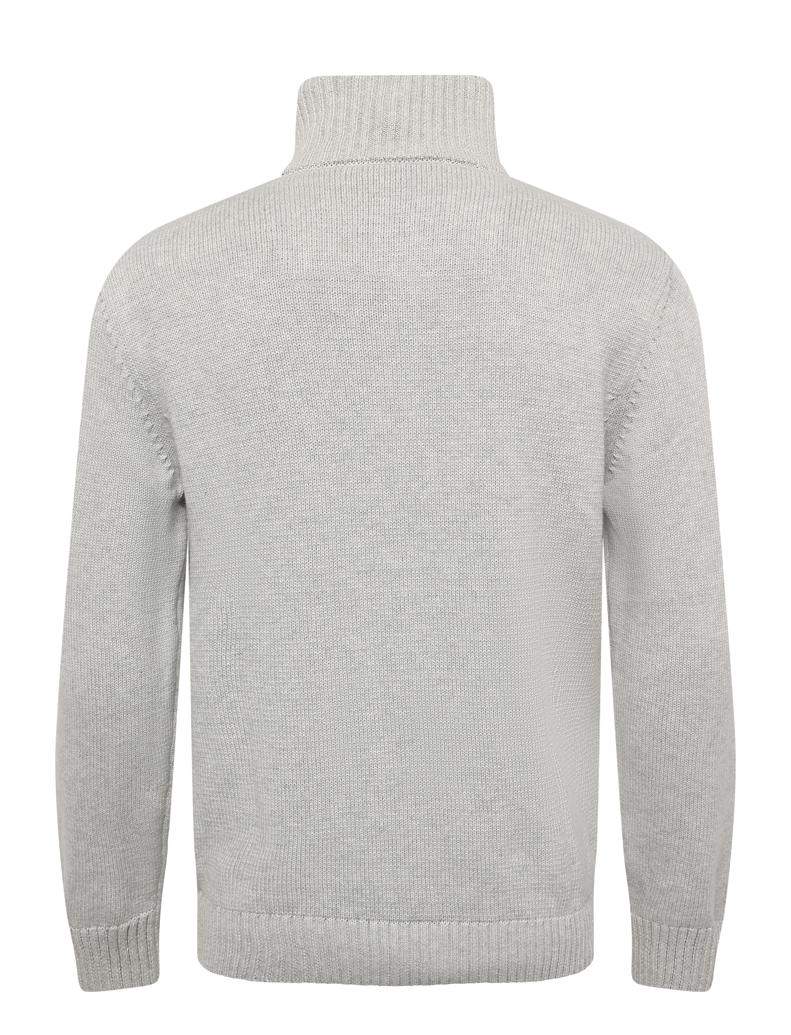 Superdry - COTTON CLASSICS KNIT HENLEY - höstkläder - grey marl - 2