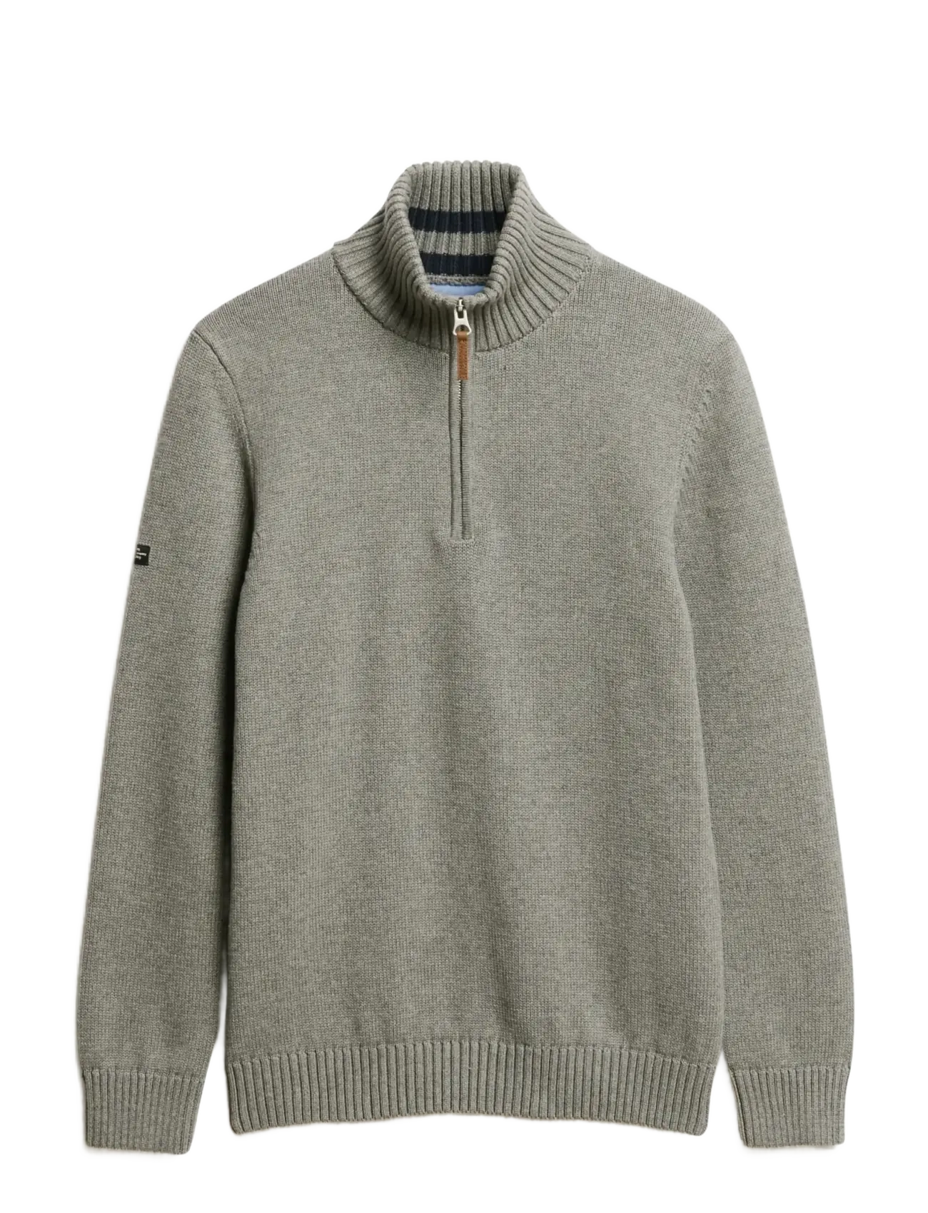 Superdry - COTTON CLASSICS KNIT HENLEY - grey marl - 2