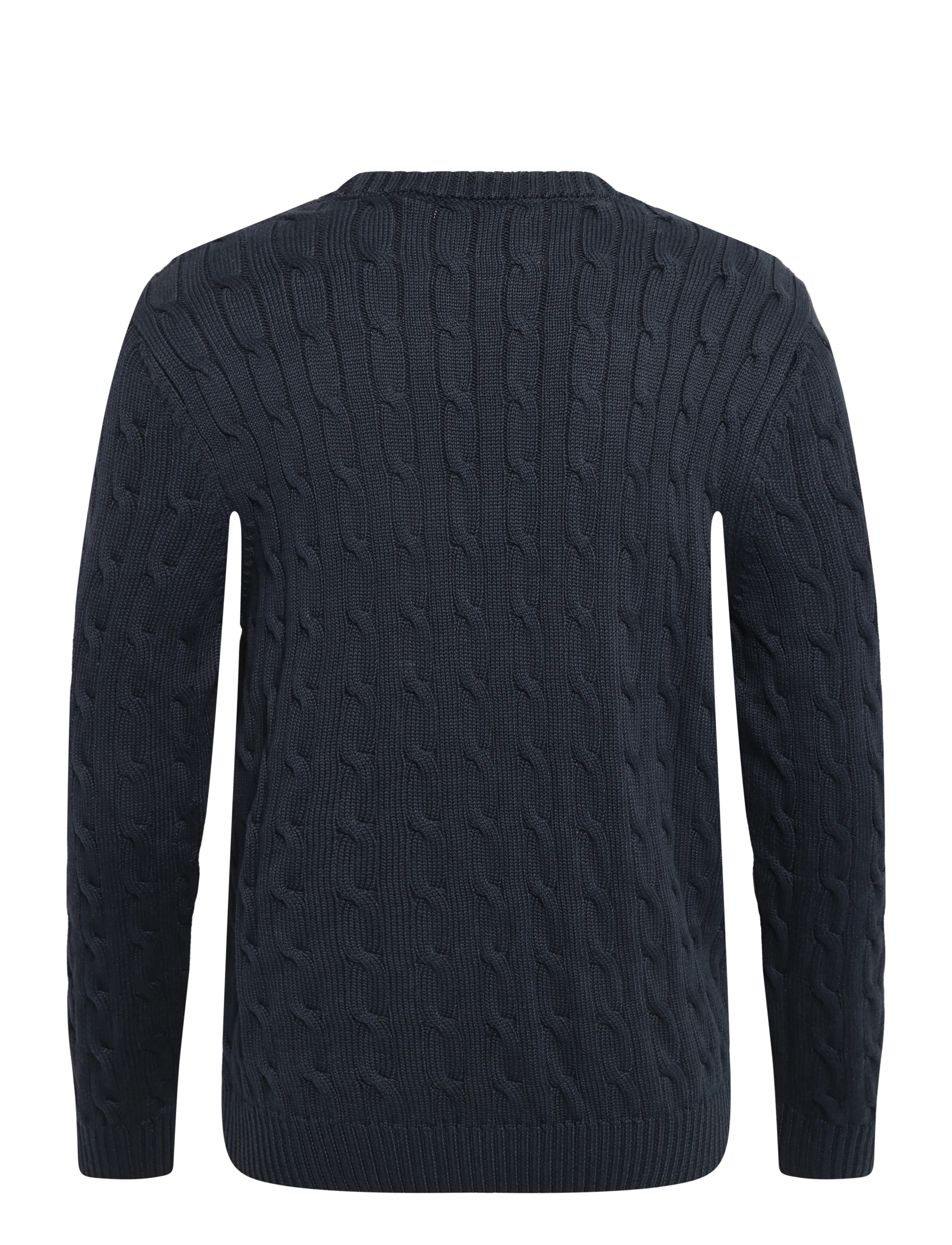 Superdry - COTTON CLASSIC CABLE KNIT CREW - Ümara kaelusega - navy - 2
