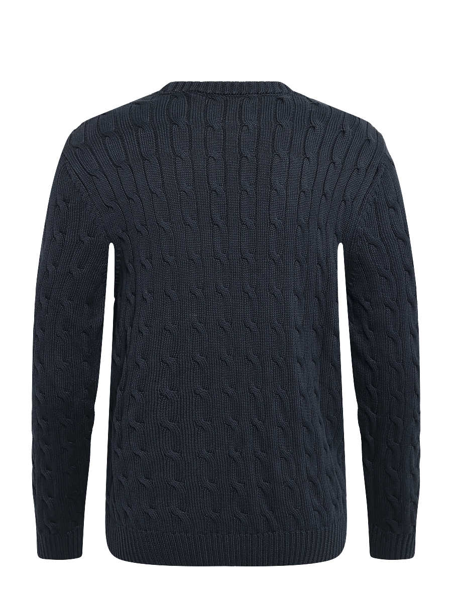 Superdry - COTTON CLASSIC CABLE KNIT CREW - Ümara kaelusega - navy - 2