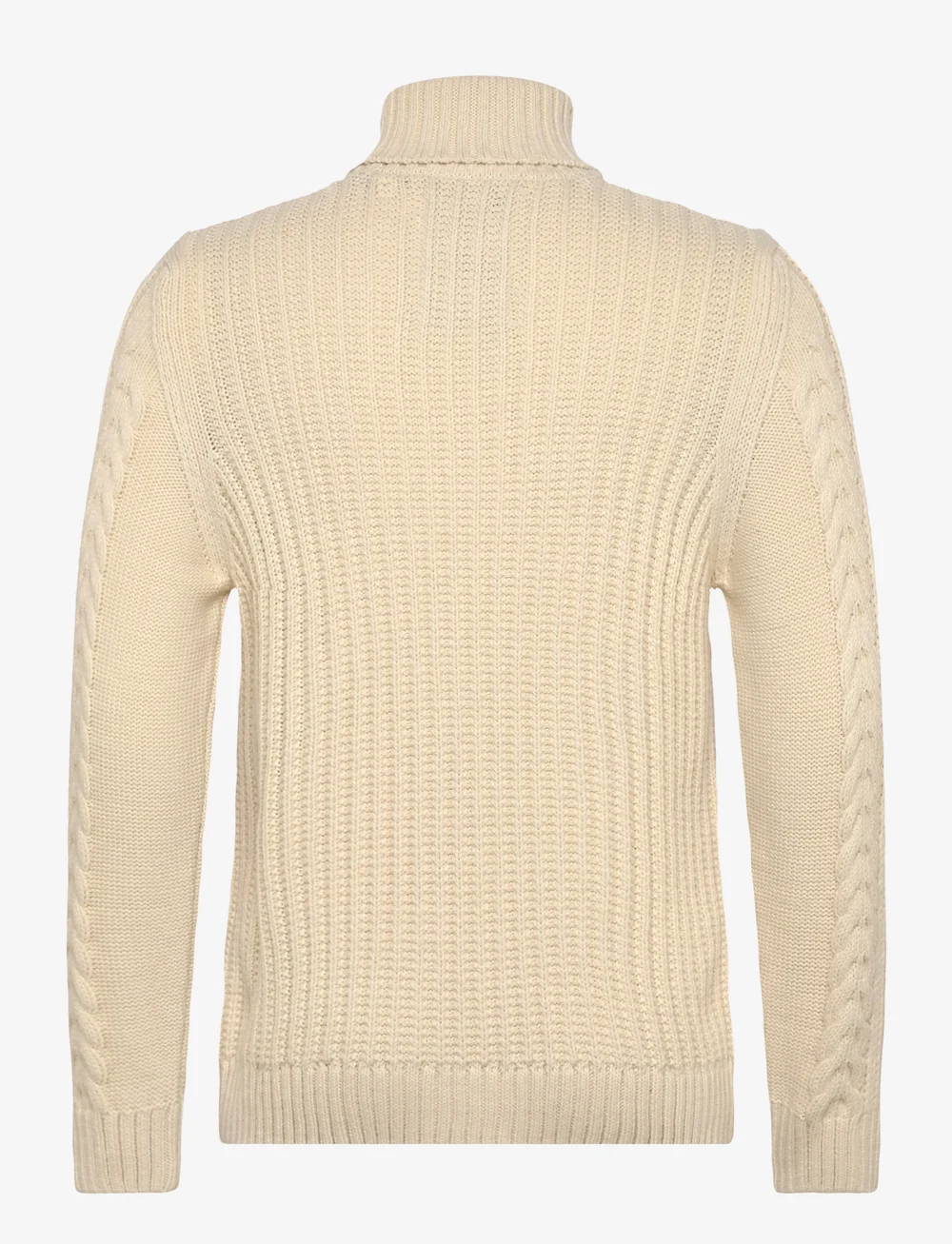 Superdry - JACOB CABLE ROLL NECK JUMPER - rund hals - winter white - 1