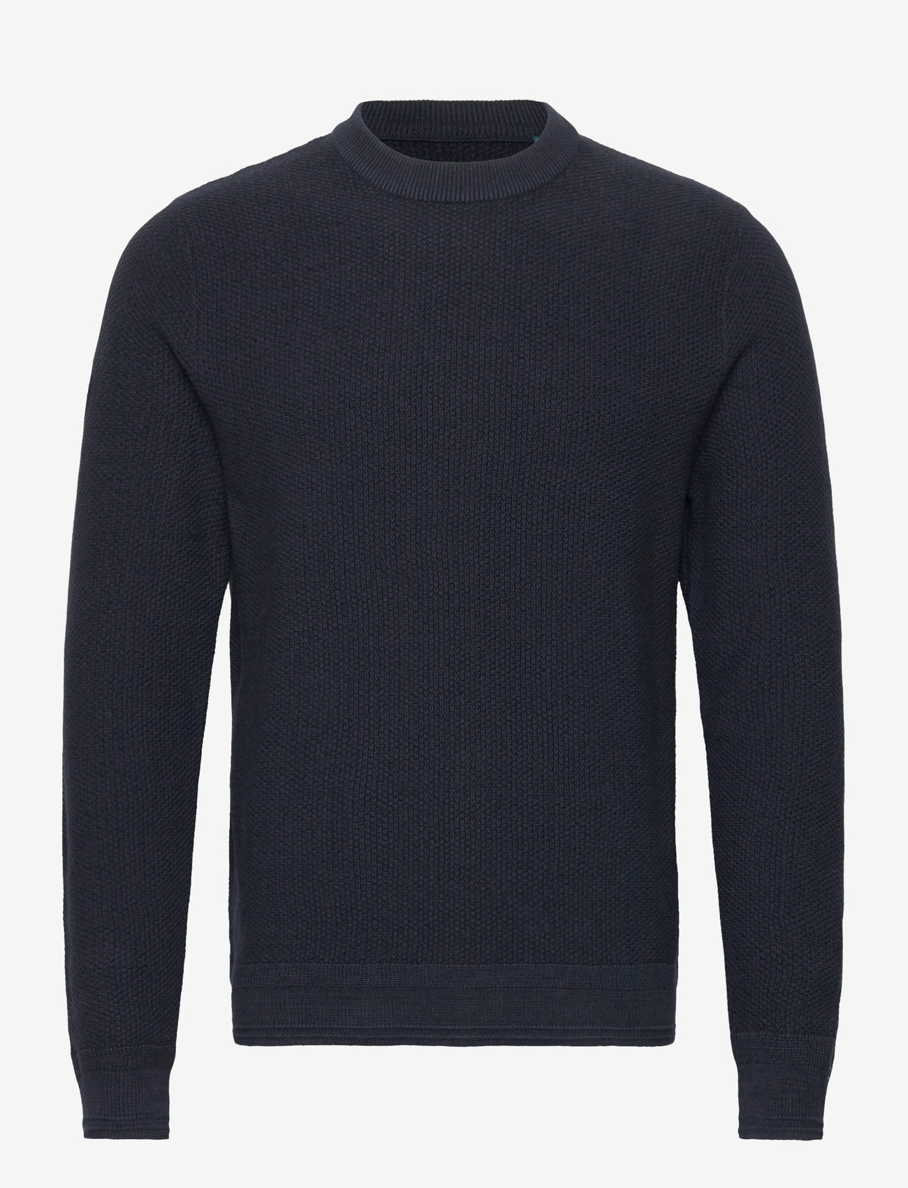 Superdry - LW COTTON TEXTURE JUMPER - rund hals - eclipse navy twist - 1