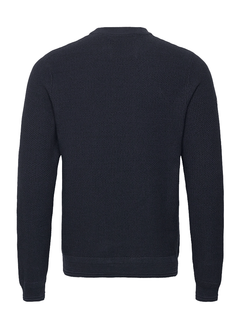 Superdry - LW COTTON TEXTURE JUMPER - round necks - eclipse navy twist - 2