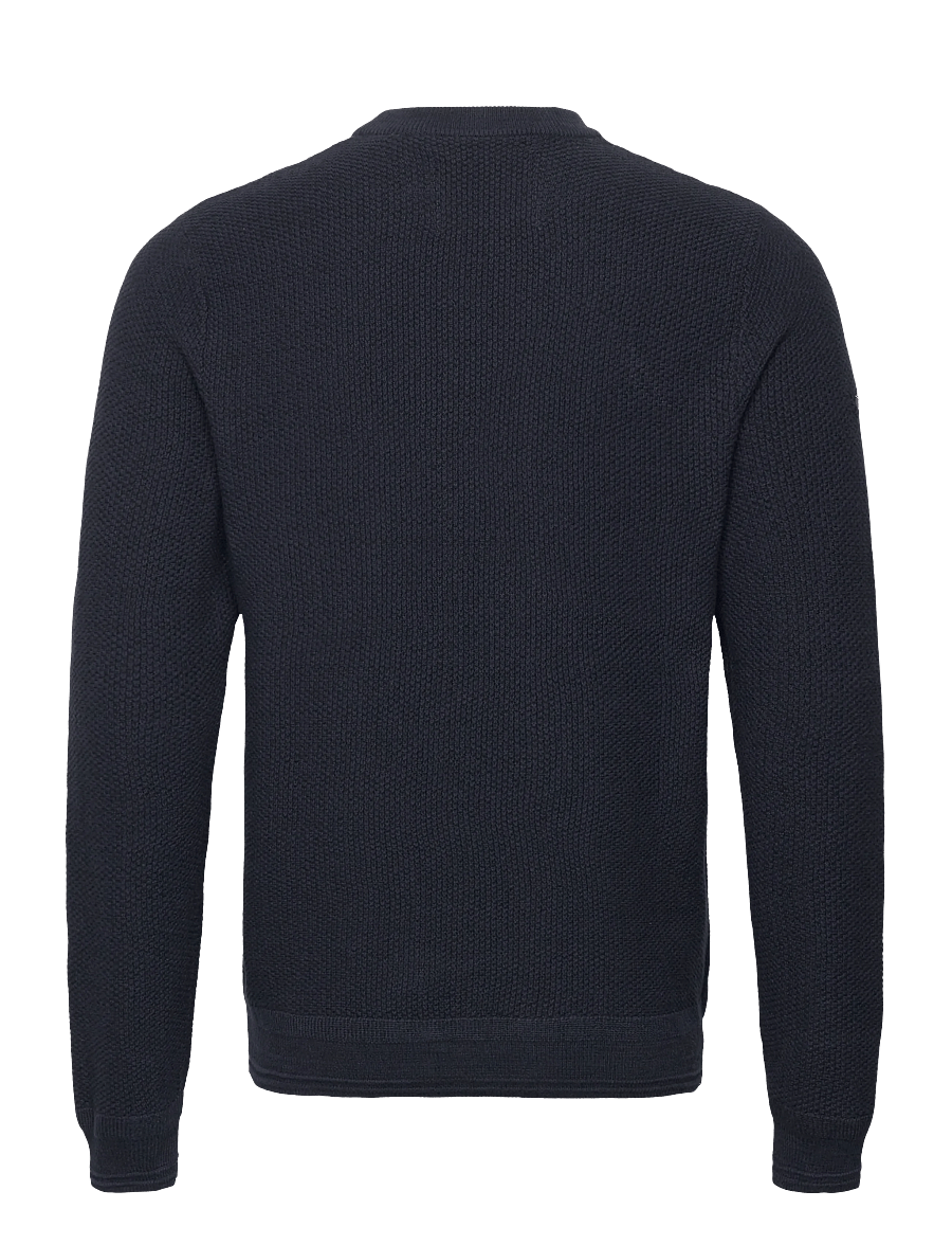 Superdry - LW COTTON TEXTURE JUMPER - rundhals - eclipse navy twist - 2