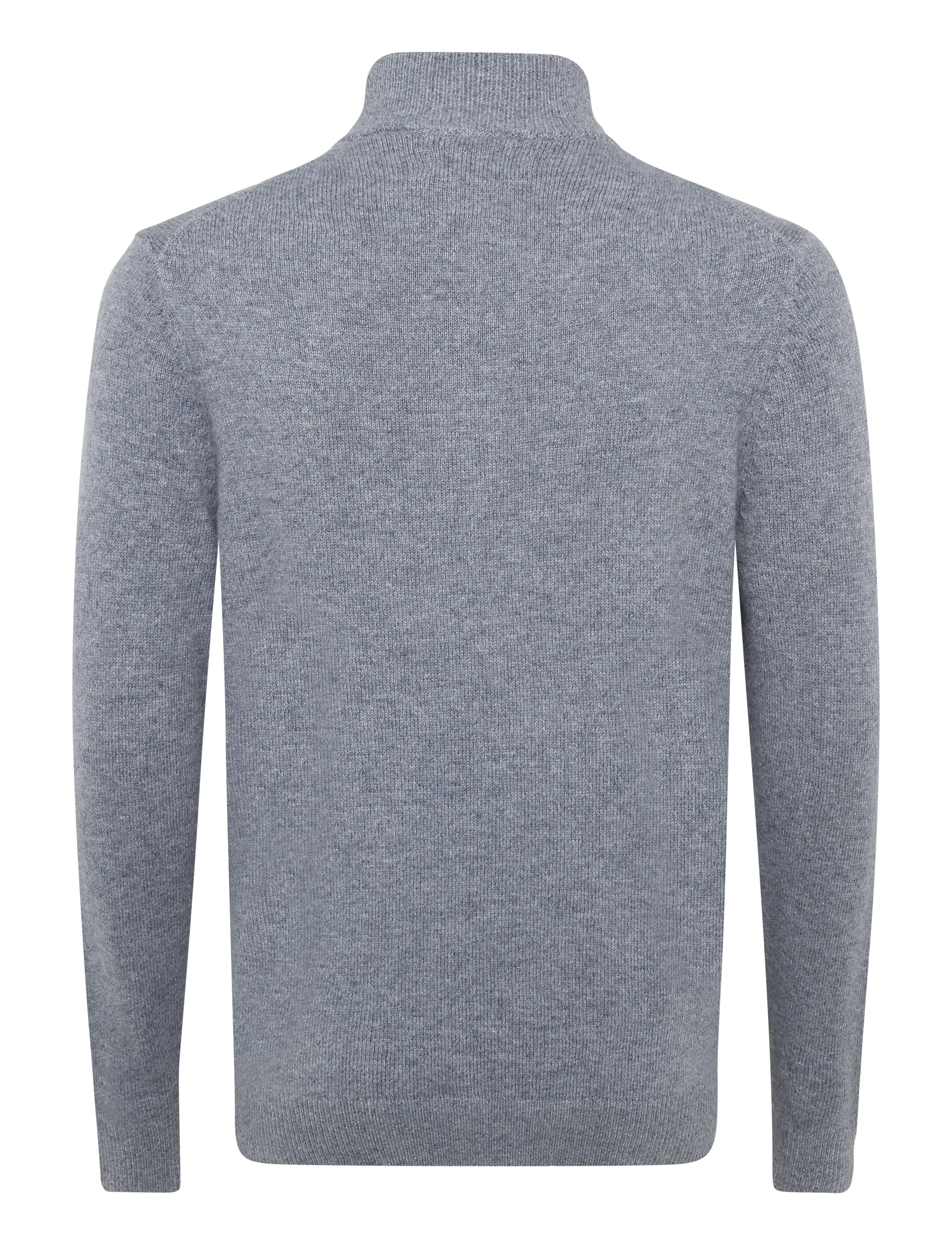 Superdry - WOOL BLEND HALF ZIP JUMPER - poolpika lukuga džemprid - blue grey marl - 2