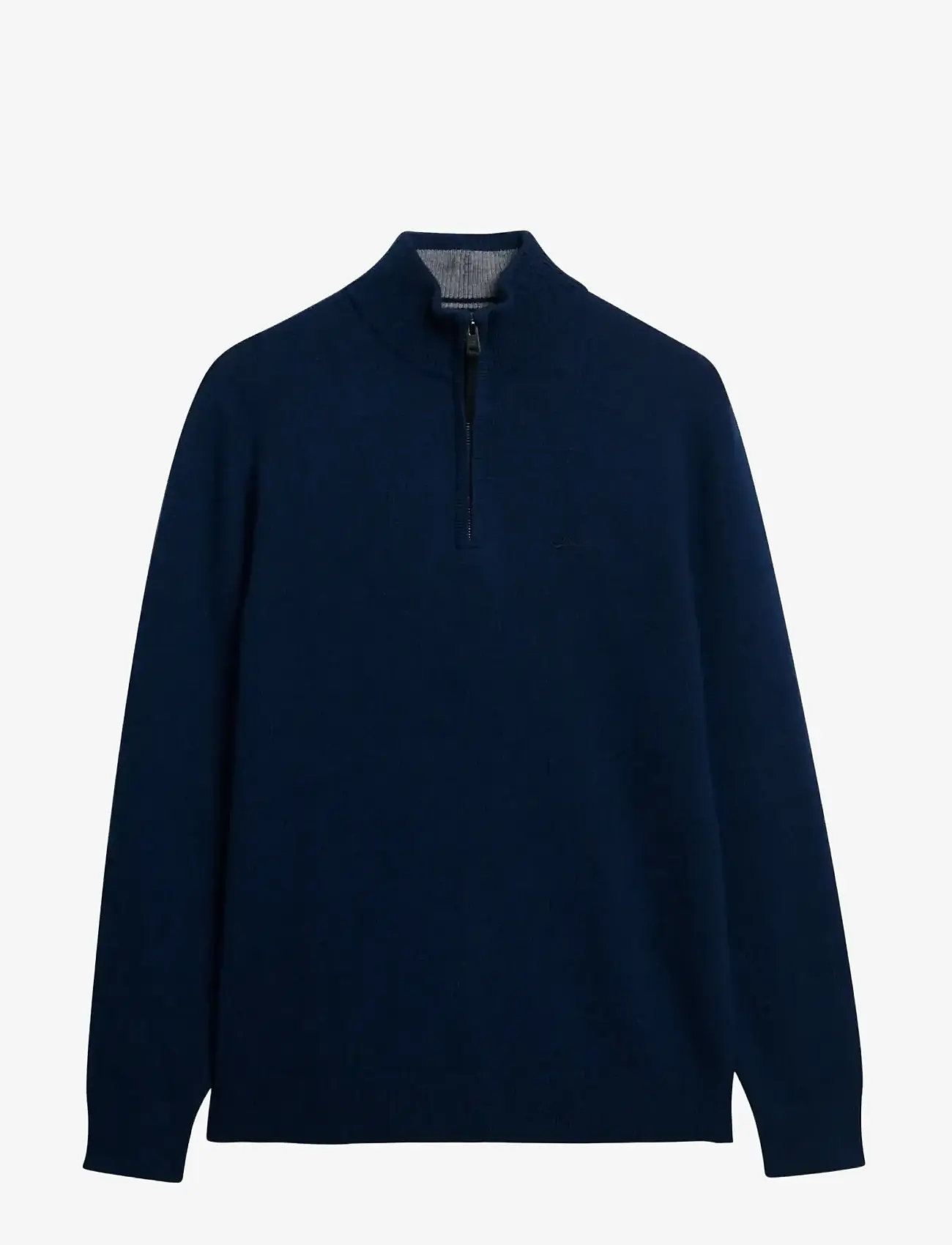 Superdry - WOOL BLEND HALF ZIP JUMPER - tõmblukk-kaelusega džemprid - dusk navy marl - 1