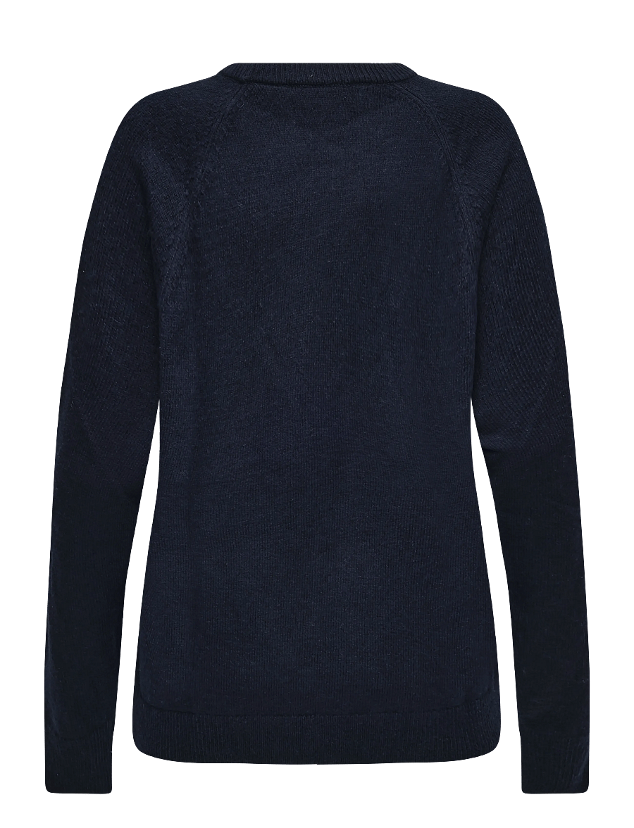 Superdry - WOOL BLEND JUMPER - Ümara kaelusega - charred navy marl - 2