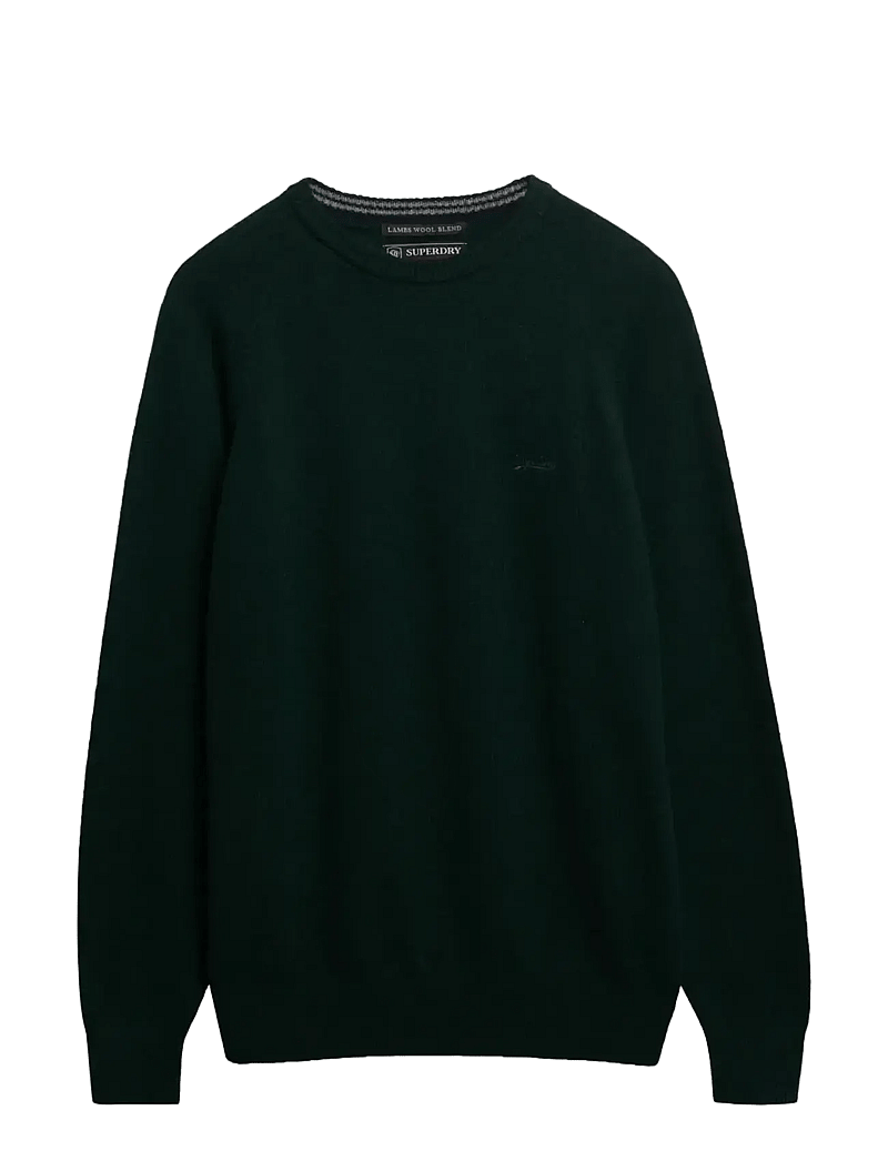 Superdry - WOOL BLEND JUMPER - rund hals - forest green marl - 1