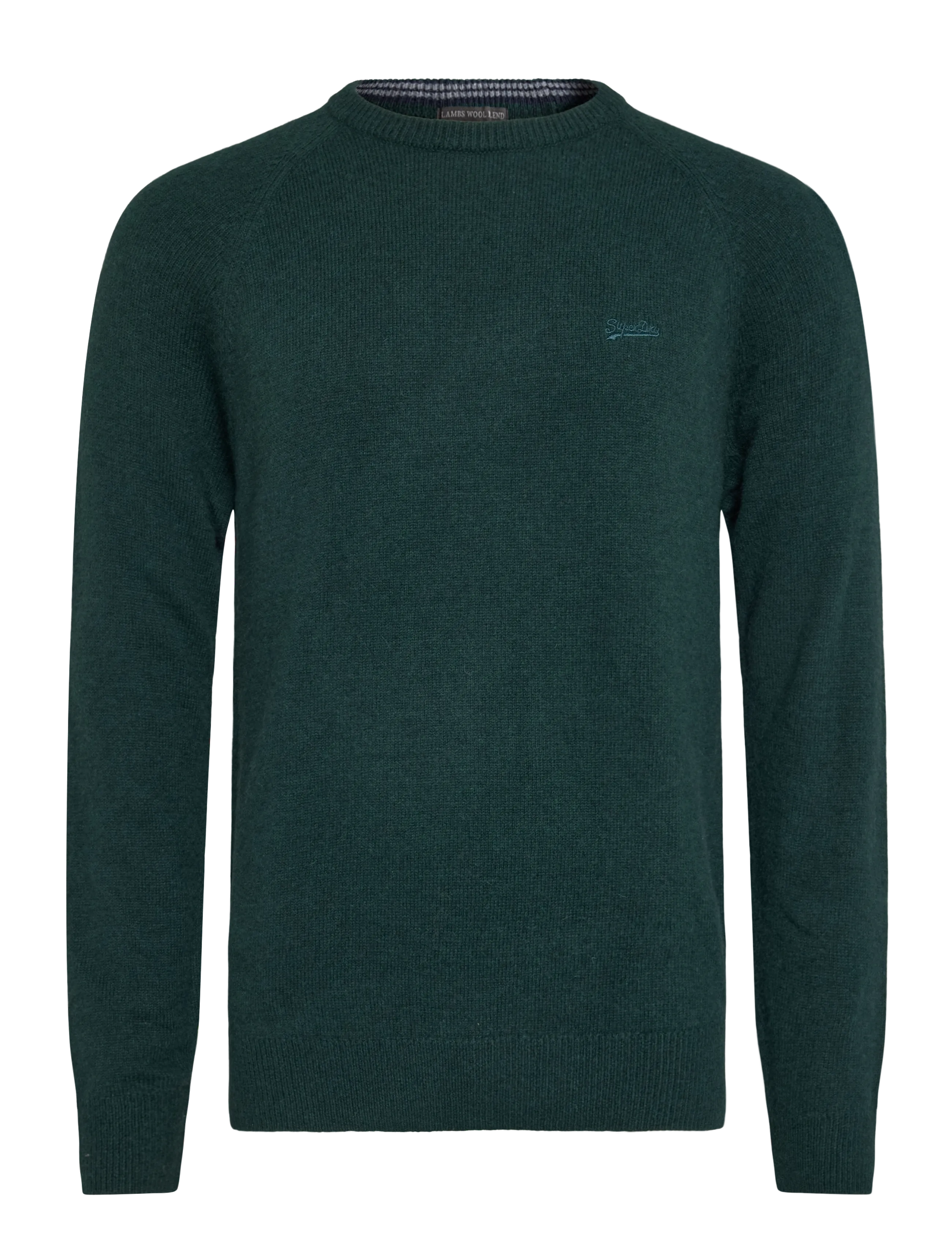 Superdry WOOL BLEND JUMPER - Kudumid - FOREST GREEN MARL / khaki/green