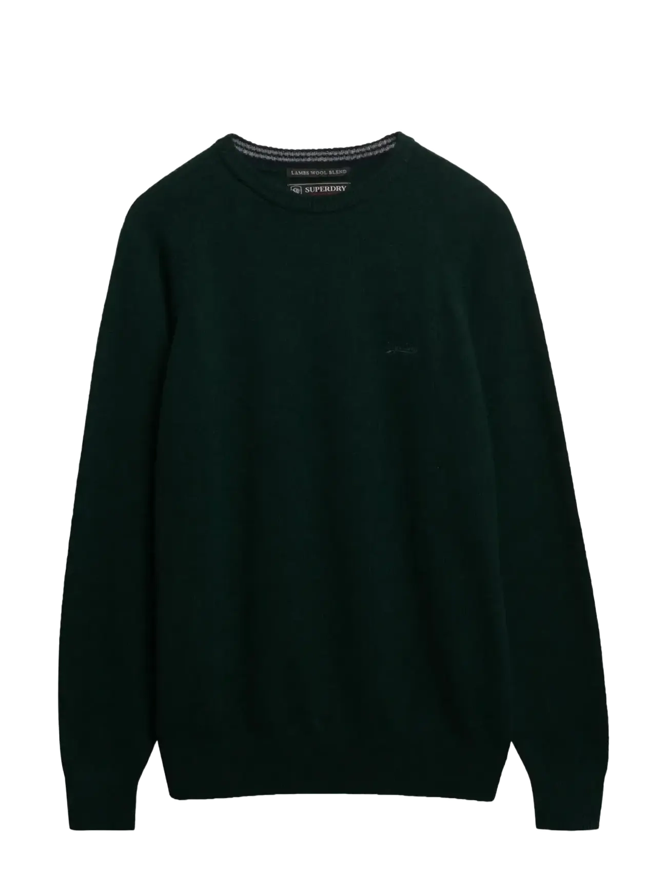 Superdry - WOOL BLEND JUMPER - Ümmarguse kaelusega kudumid - forest green marl - 1