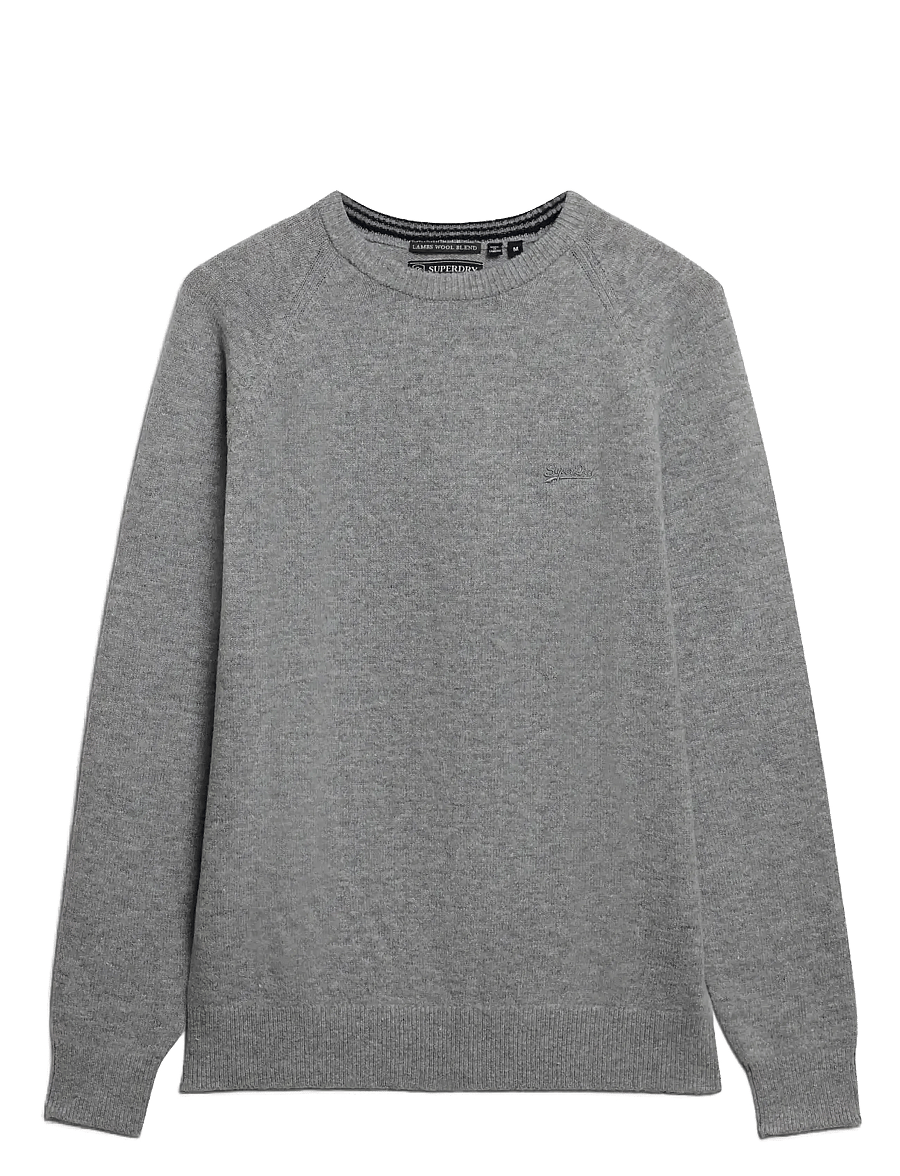 Superdry - WOOL BLEND JUMPER - rundhals - light grey marl - 1