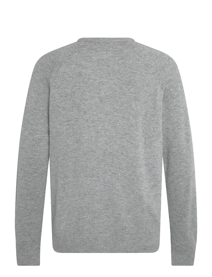 Superdry - WOOL BLEND JUMPER - Ümara kaelusega - light grey marl - 2