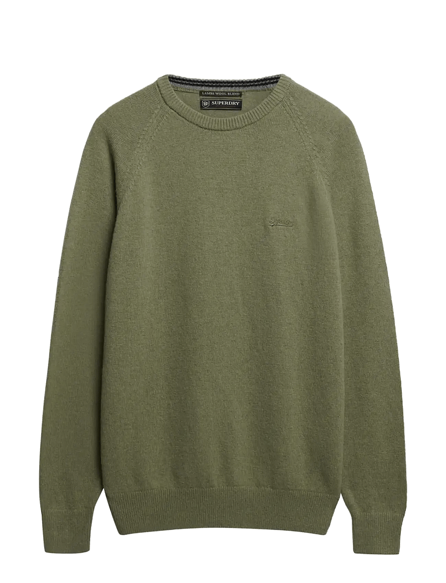 Superdry - WOOL BLEND JUMPER - round necks - light sage - 2